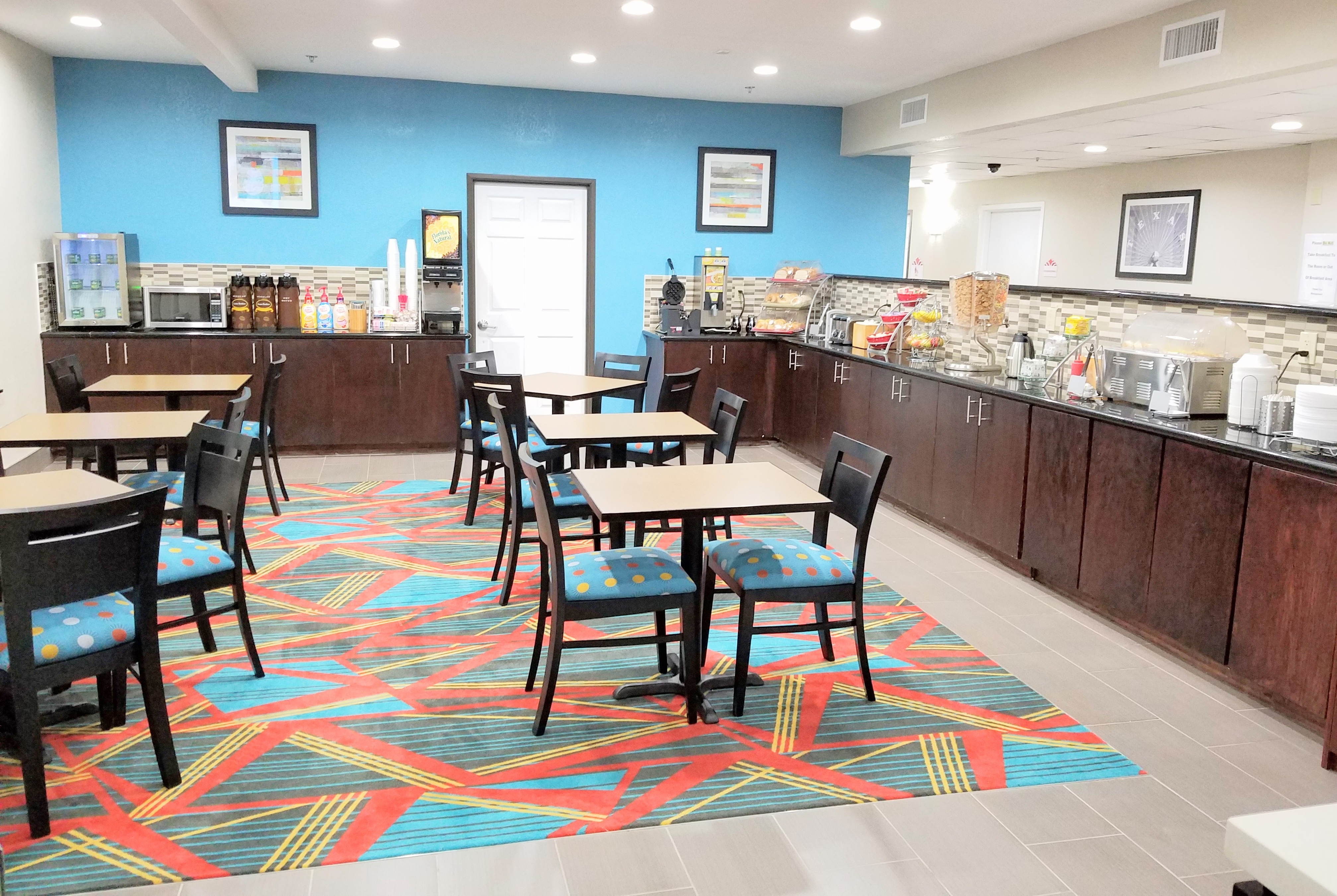Free breakfast at Hawthorn Suites By Wyndham Irving DFW South in Irving, Texas