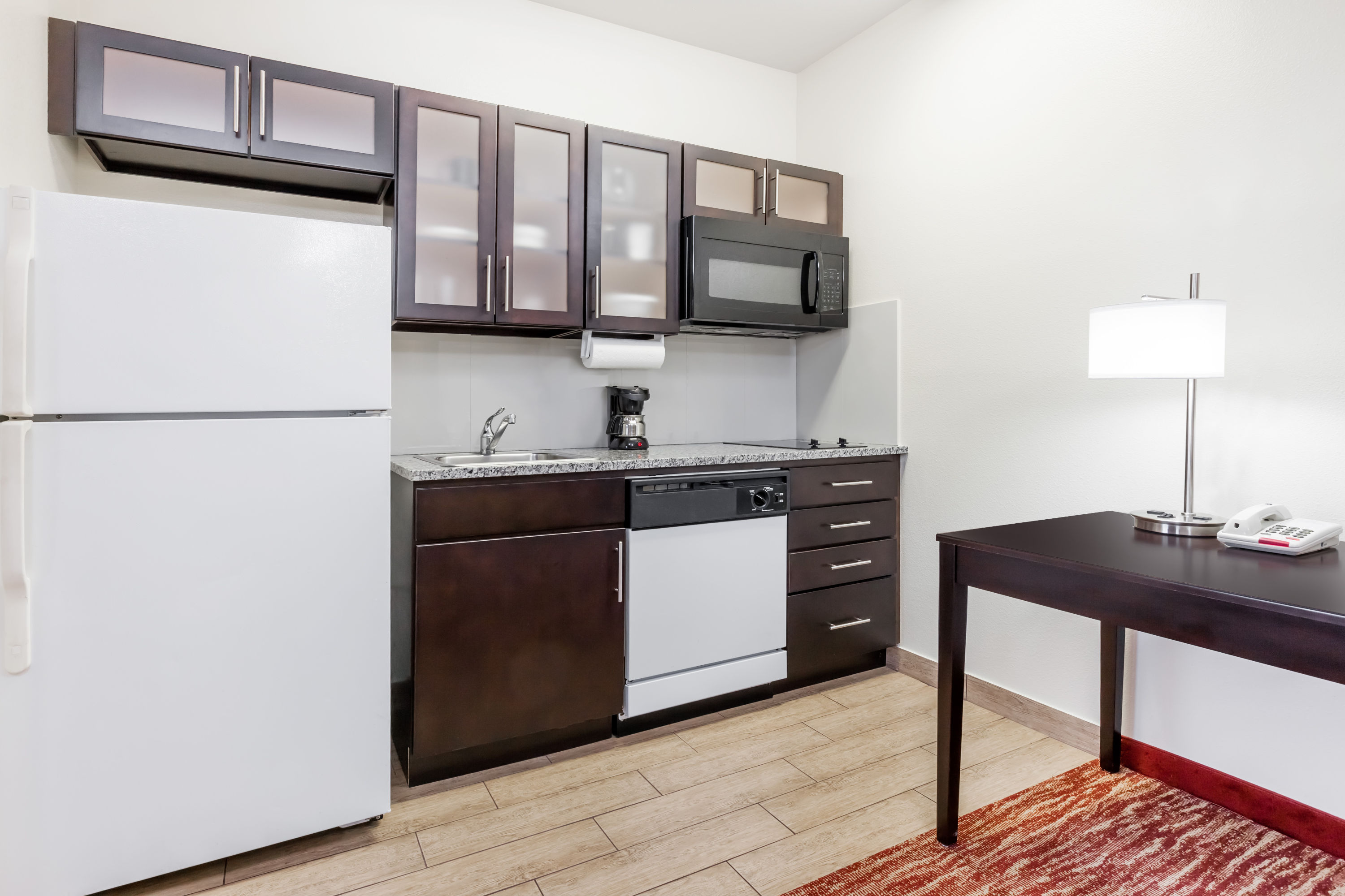 Hawthorn Suites By Wyndham Irving DFW South suite kitchen in Irving, Texas