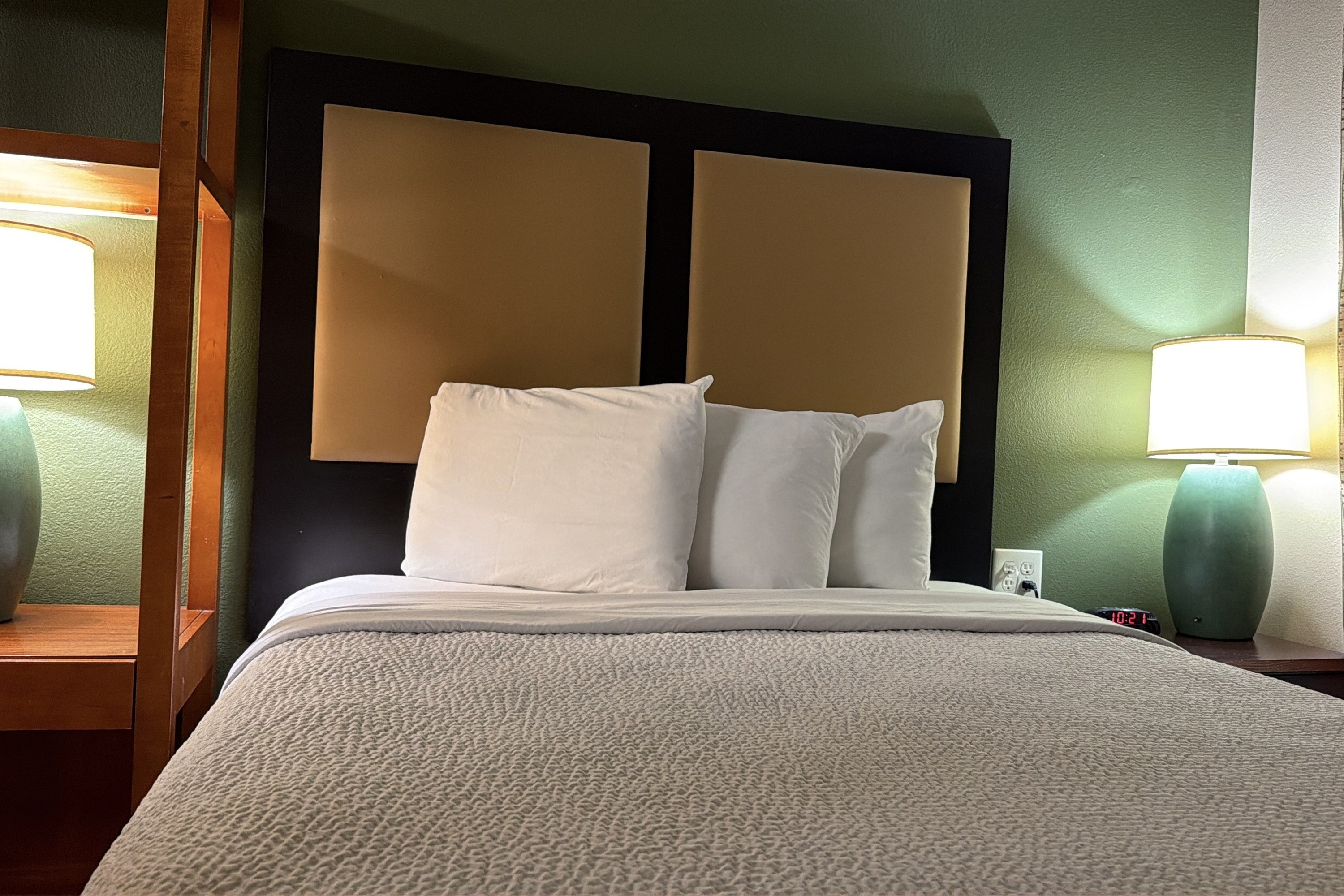 Guest room at the Hawthorn Extended Stay by Wyndham Irving Las Colinas in Irving, Texas