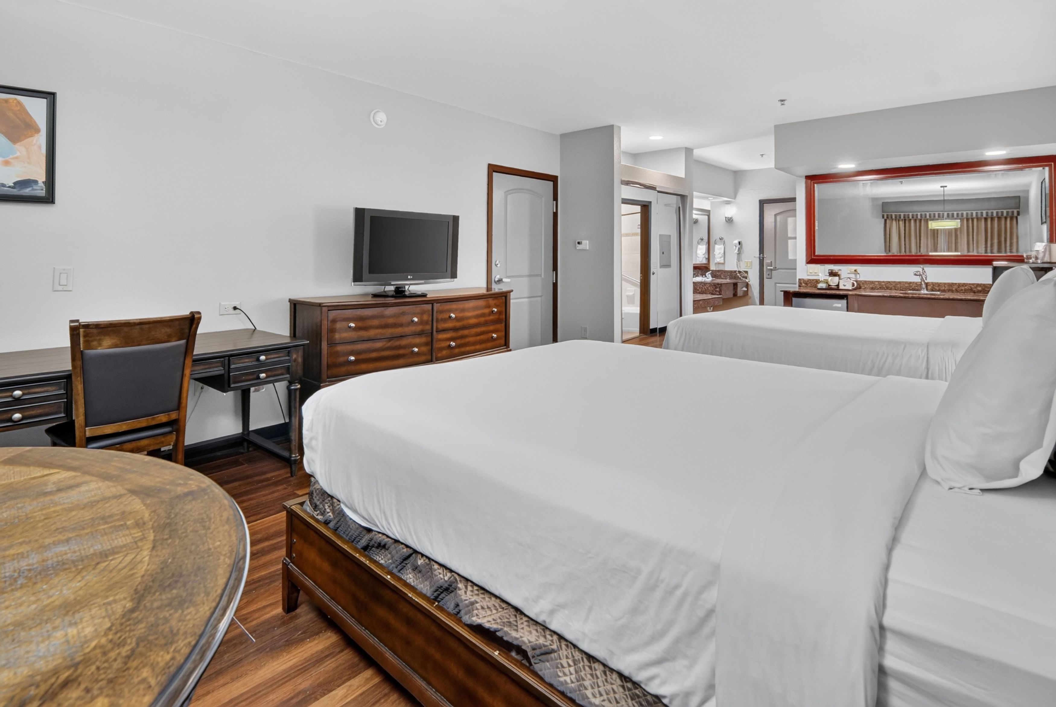 Guest room at the Hawthorn Extended Stay by Wyndham Killeen in Killeen, Texas