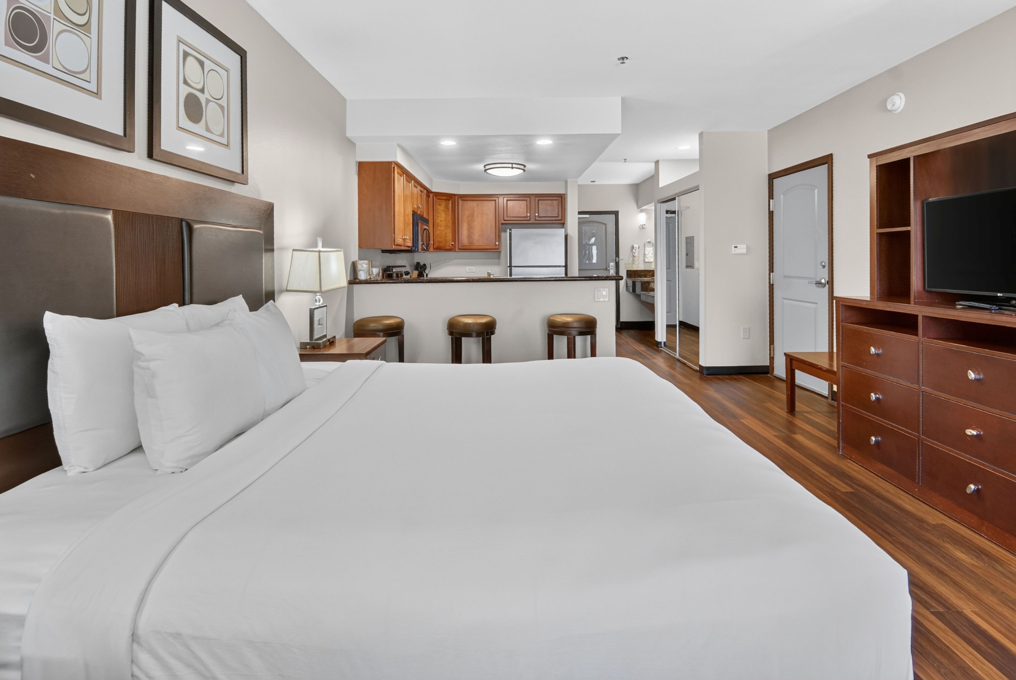 Guest room at the Hawthorn Extended Stay by Wyndham Killeen in Killeen, Texas