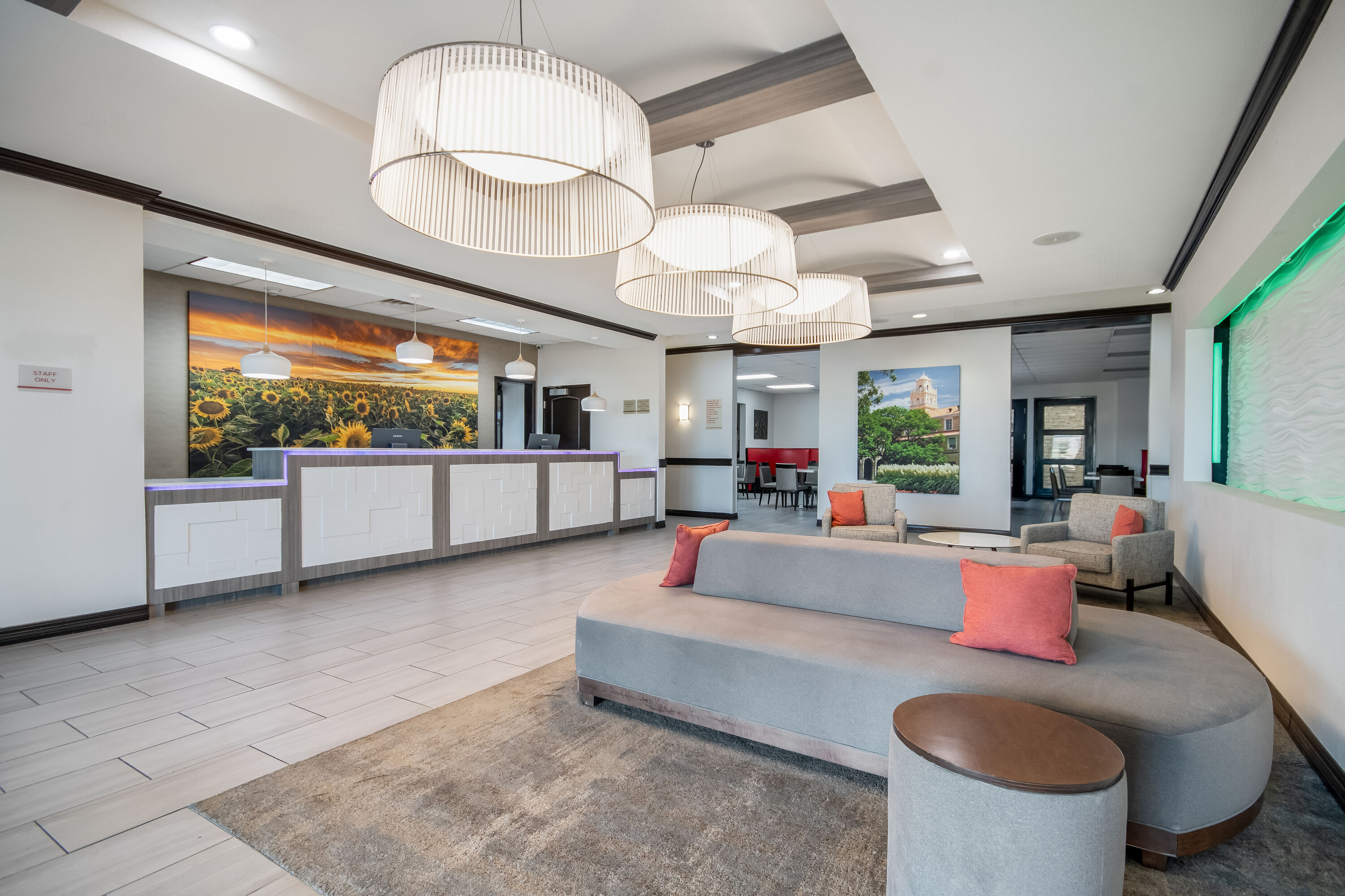 Hawthorn Suites by Wyndham Lubbock reception in Lubbock, Texas