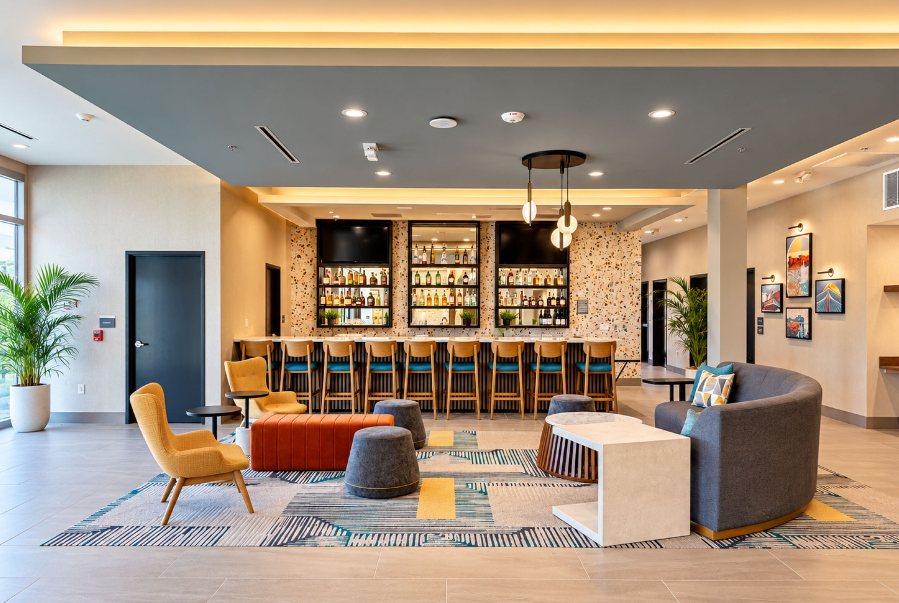 Bar at Hawthorn Extended Stay by Wyndham Central McKinney in McKinney, Texas