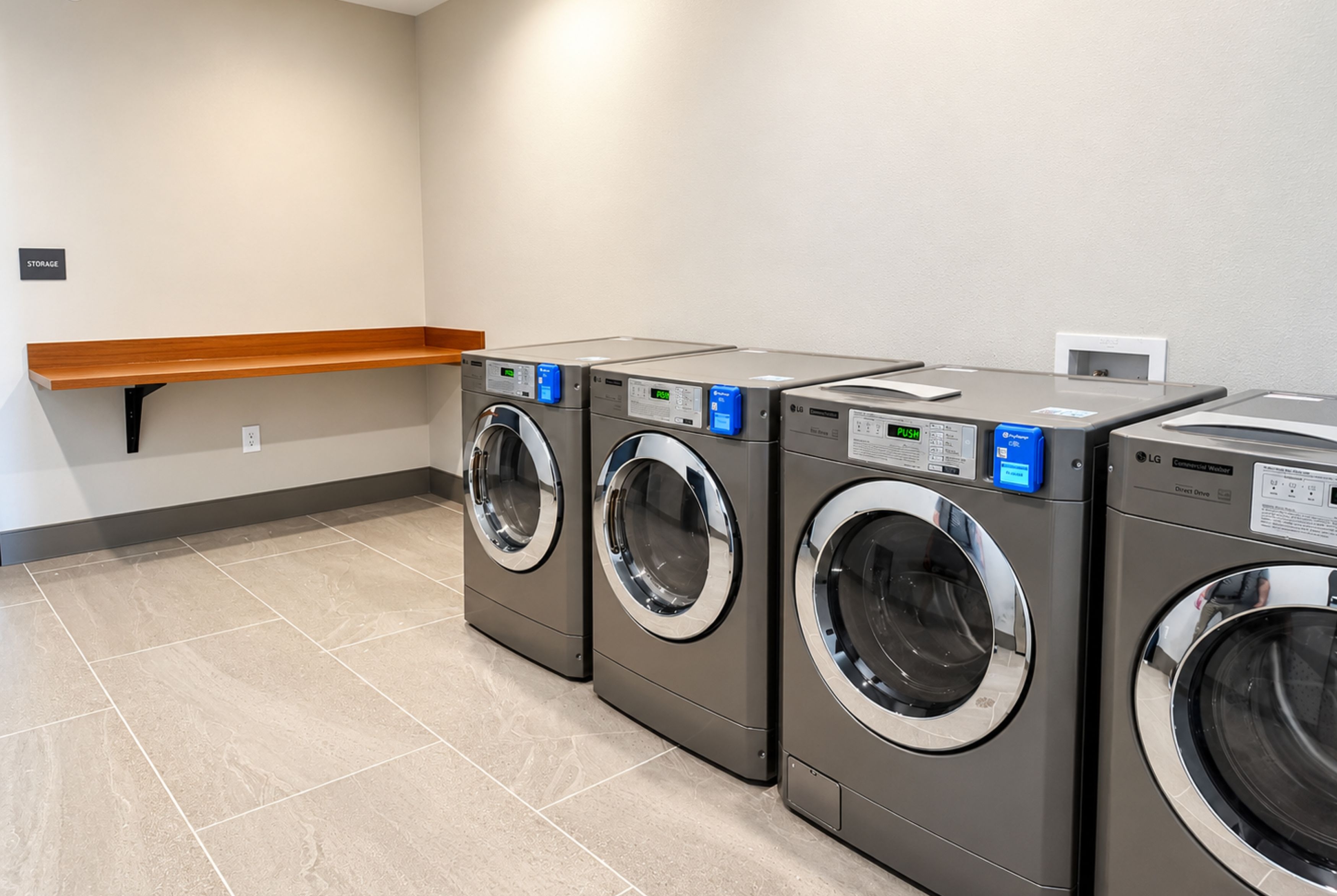 Laundry facilities at Hawthorn Extended Stay by Wyndham Central McKinney in McKinney, Texas