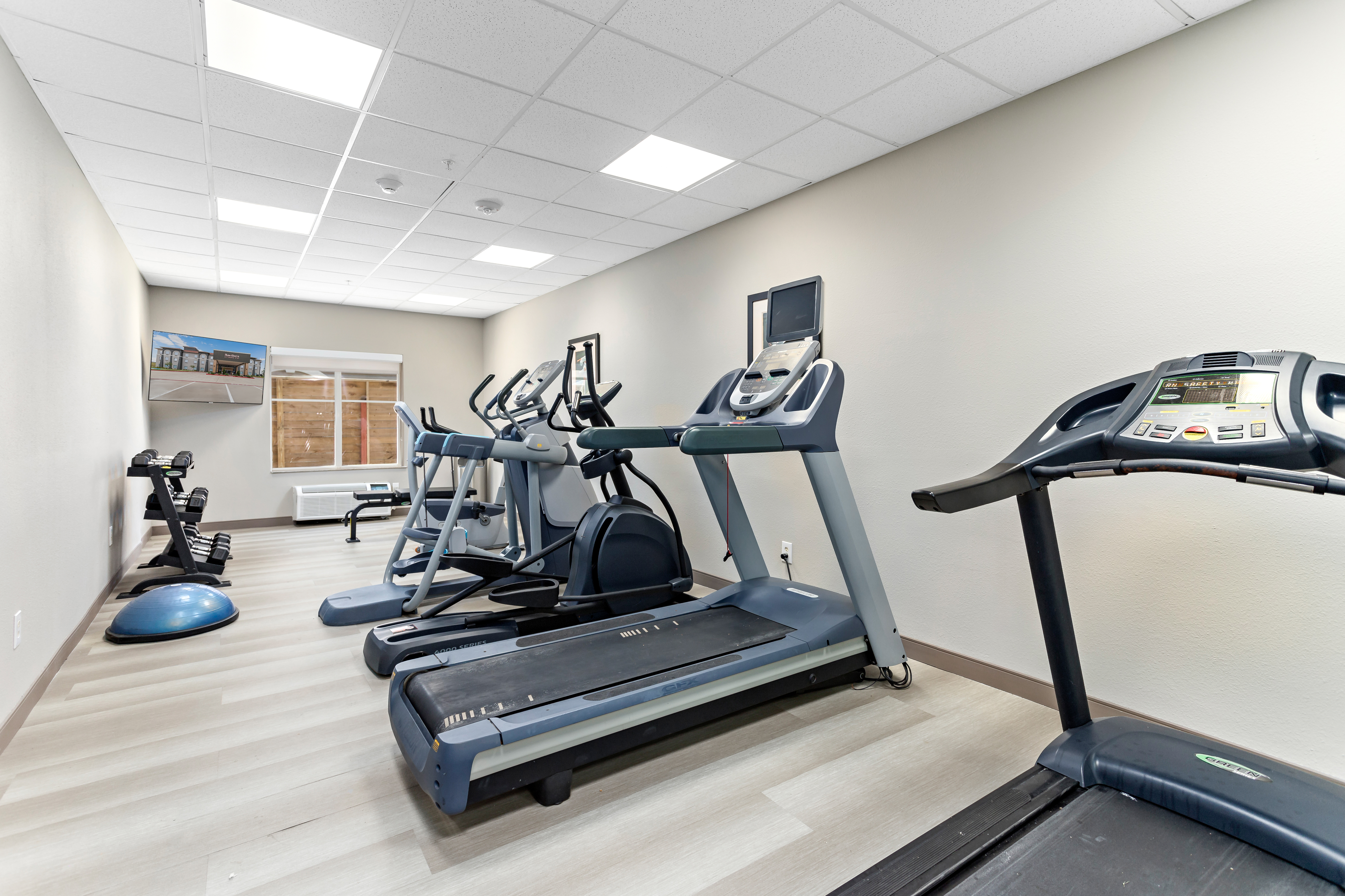 Fitness room at Hawthorn Extended Stay by Wyndham Port Arthur in Port Arthur, Texas