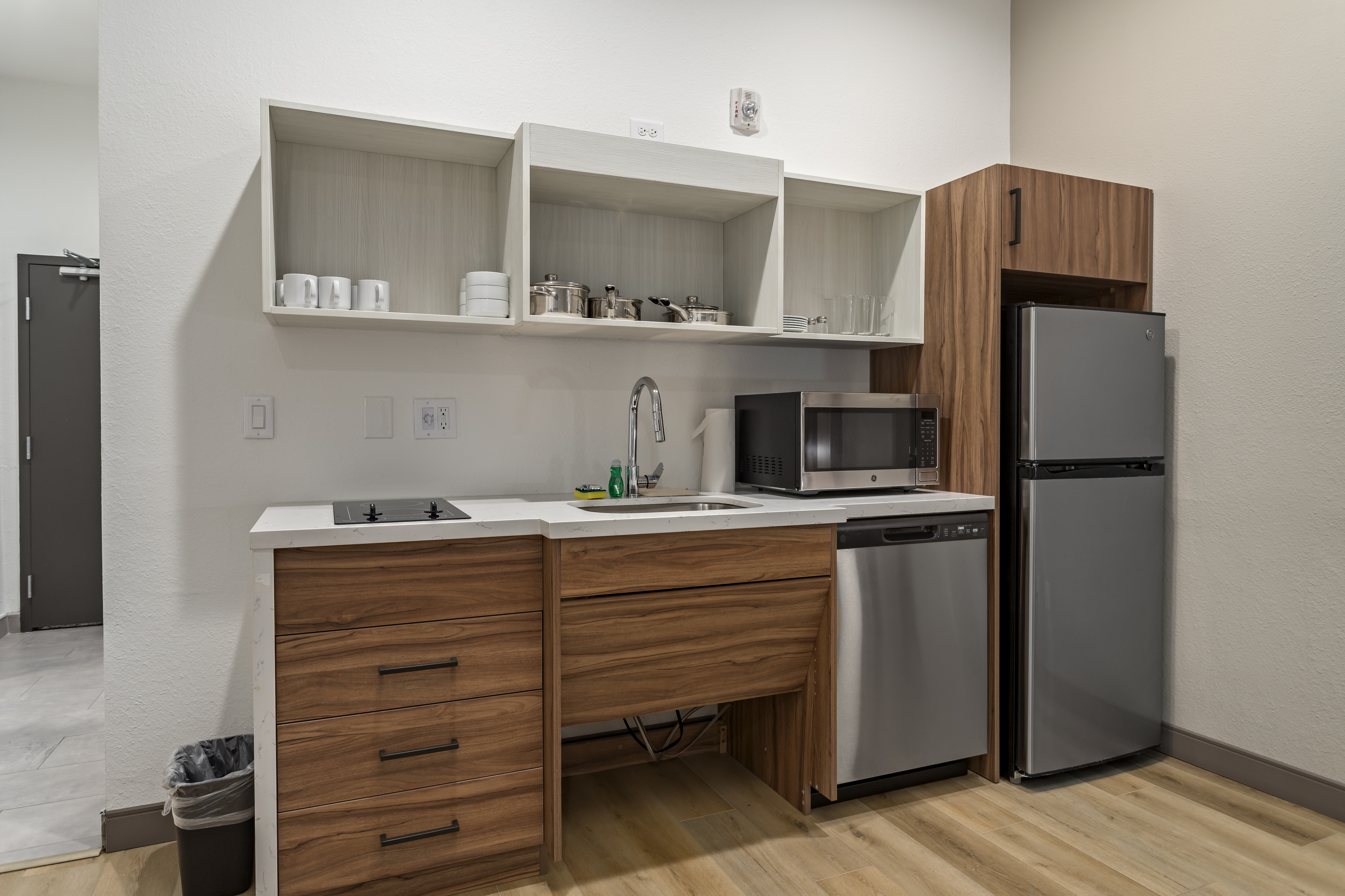 Guest room at the Hawthorn Extended Stay by Wyndham Port Arthur in Port Arthur, Texas