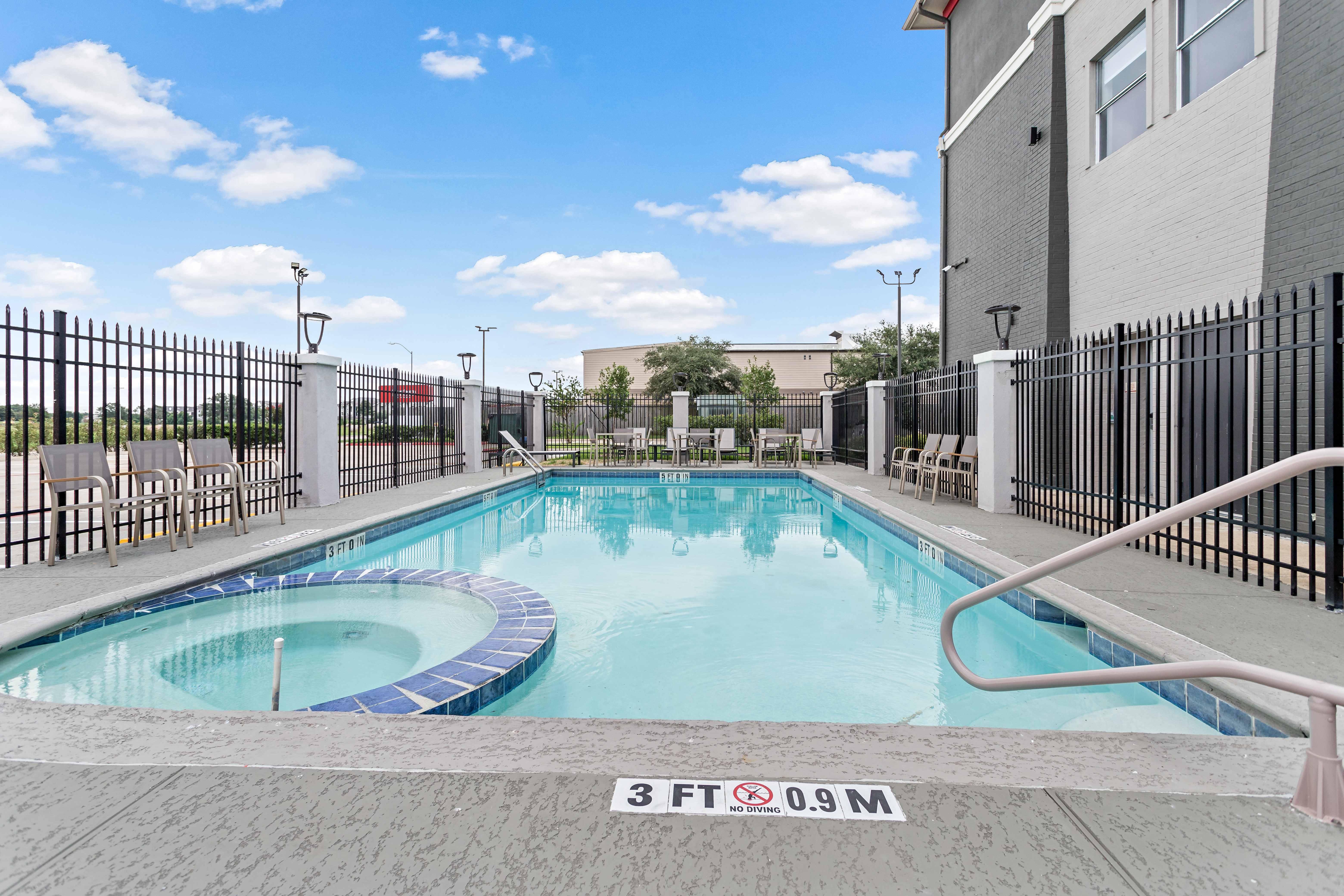 Pool at the Hawthorn Extended Stay by Wyndham Port Arthur in Port Arthur, Texas