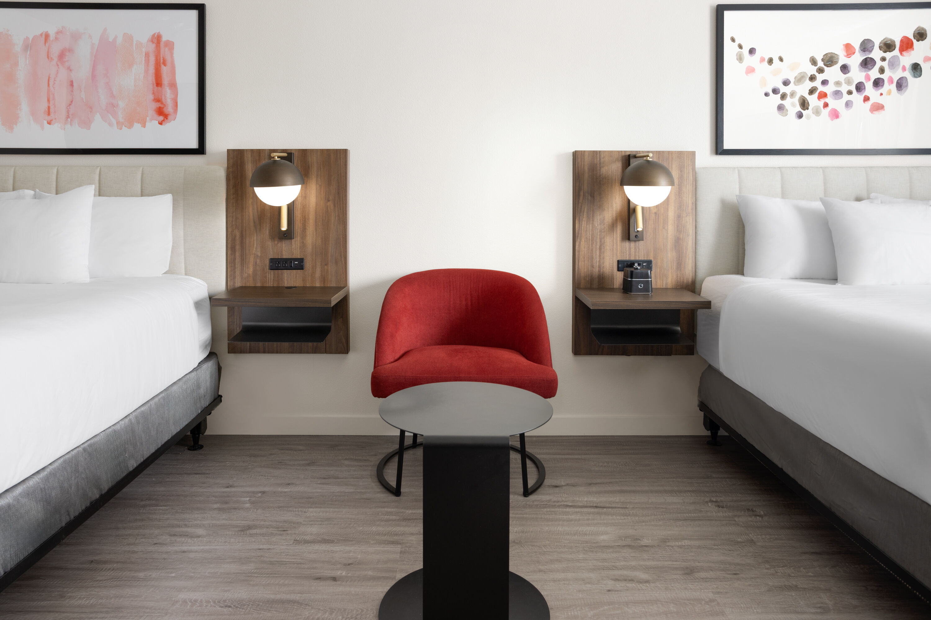 Guest room at the Hawthorn Extended Stay by Wyndham Jackson Alpine in Alpine, Wyoming