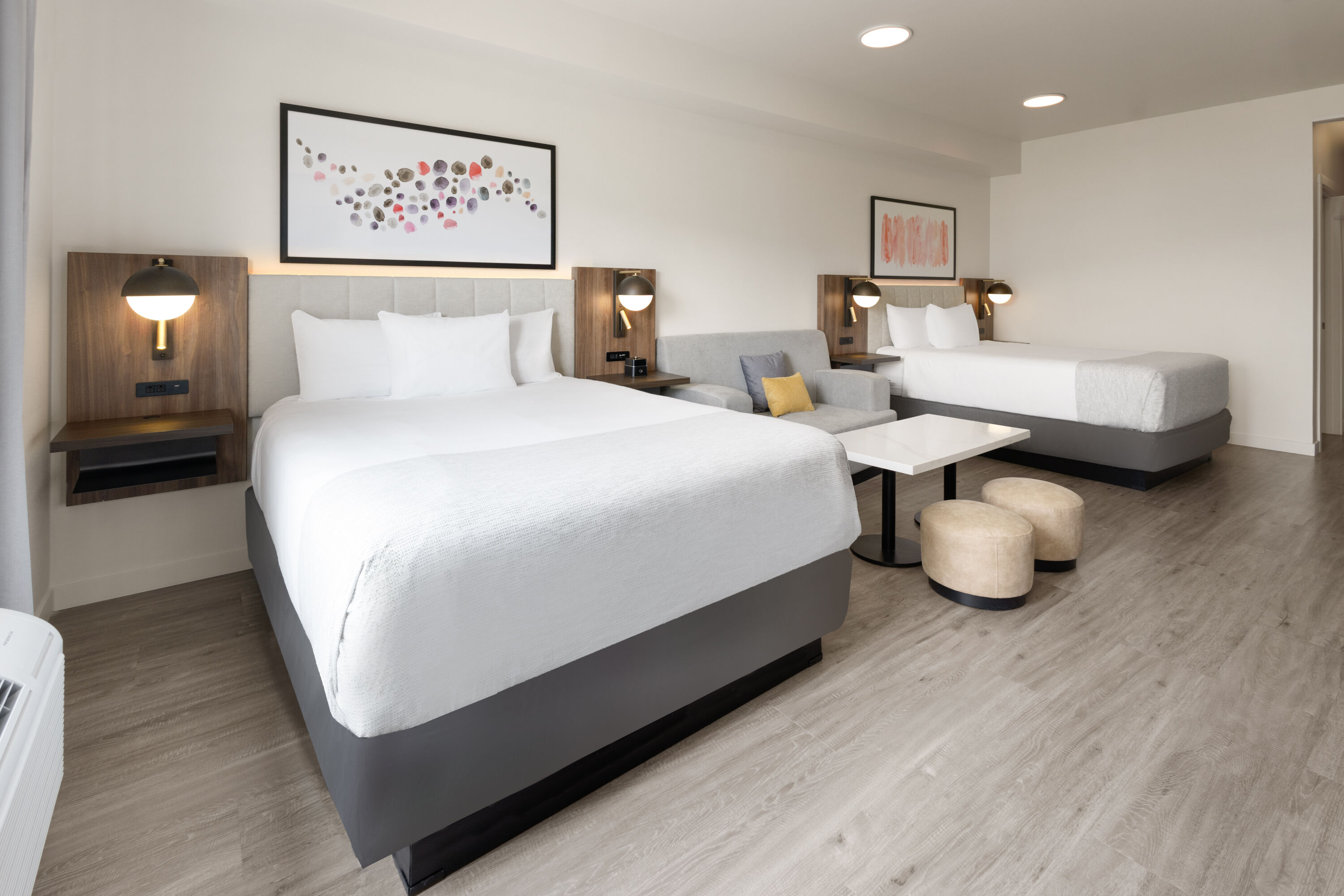 Guest room at the Hawthorn Extended Stay by Wyndham Jackson Alpine in Alpine, Wyoming