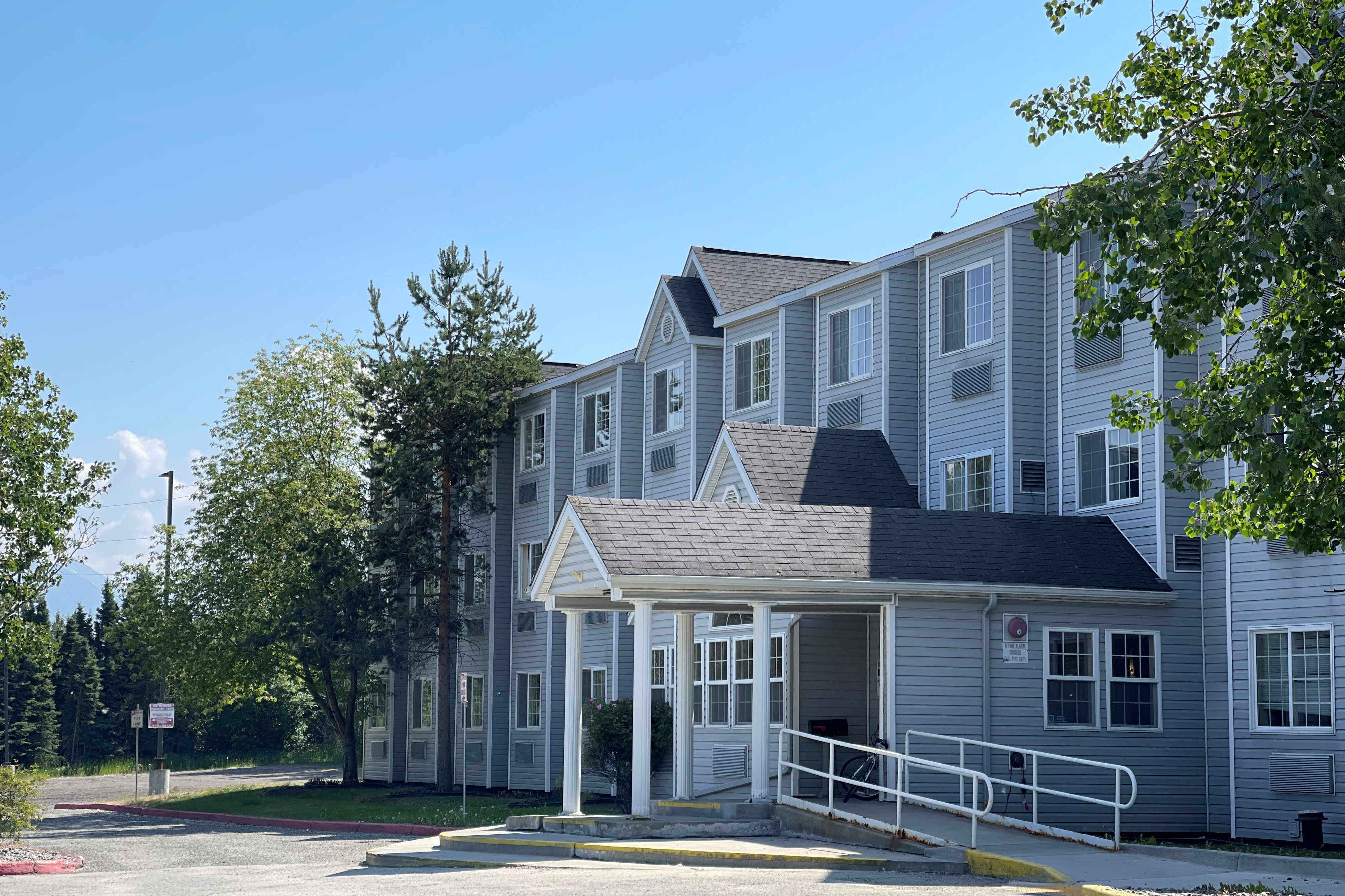 Exterior of Baymont Inn & Suites by Wyndham Anchorage Airport hotel in Anchorage, Alaska