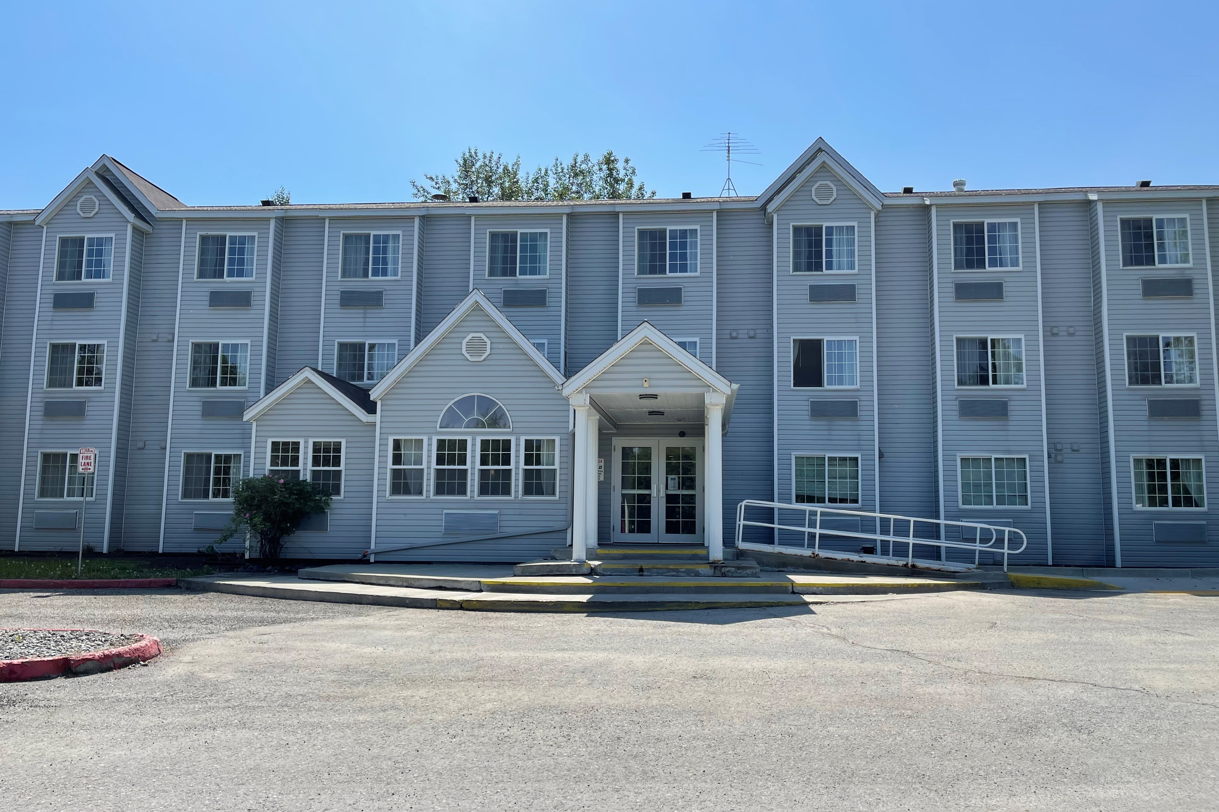 Exterior of Baymont Inn & Suites by Wyndham Anchorage Airport hotel in Anchorage, Alaska
