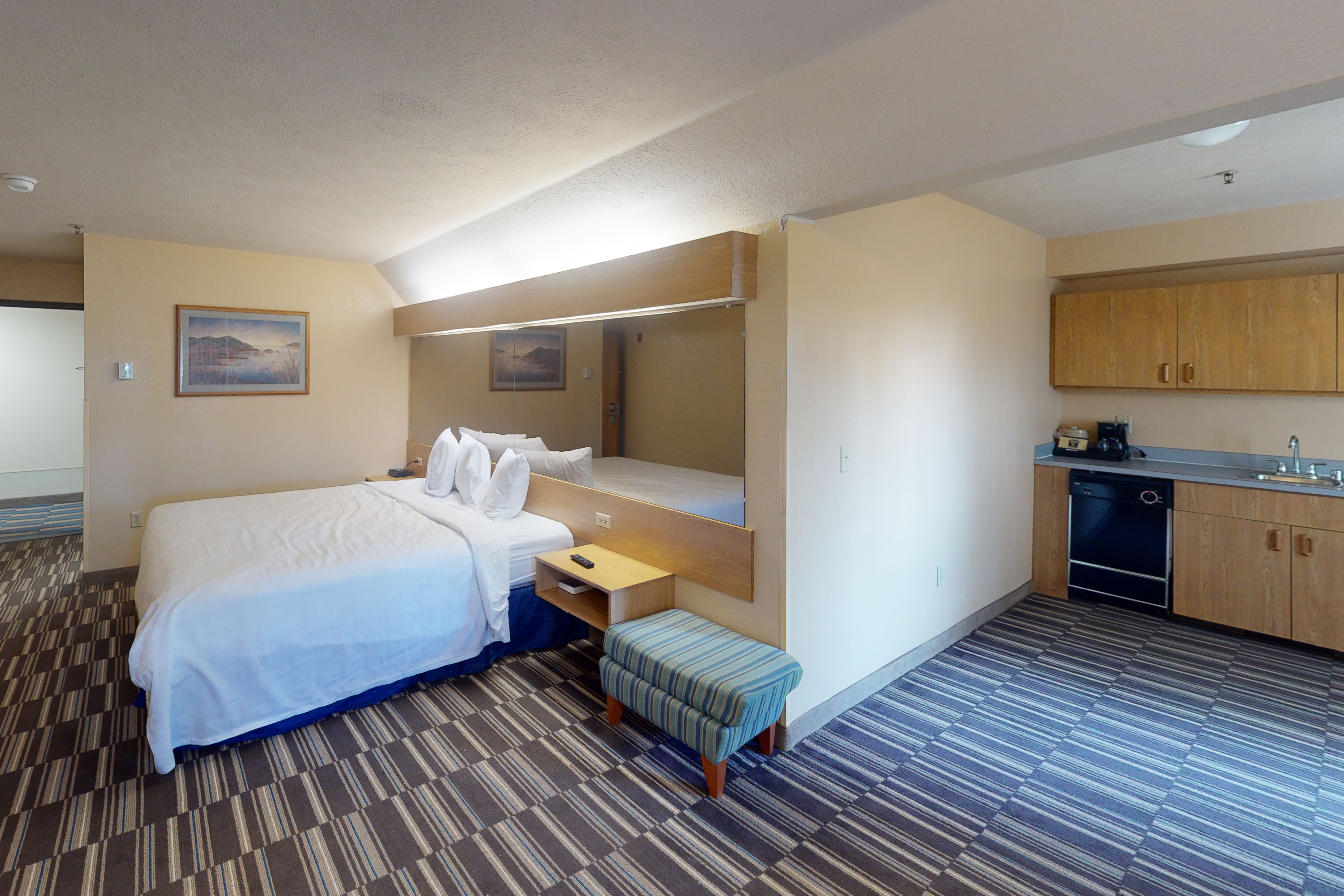 Guest room at the Baymont Inn & Suites by Wyndham Anchorage Airport in Anchorage, Alaska