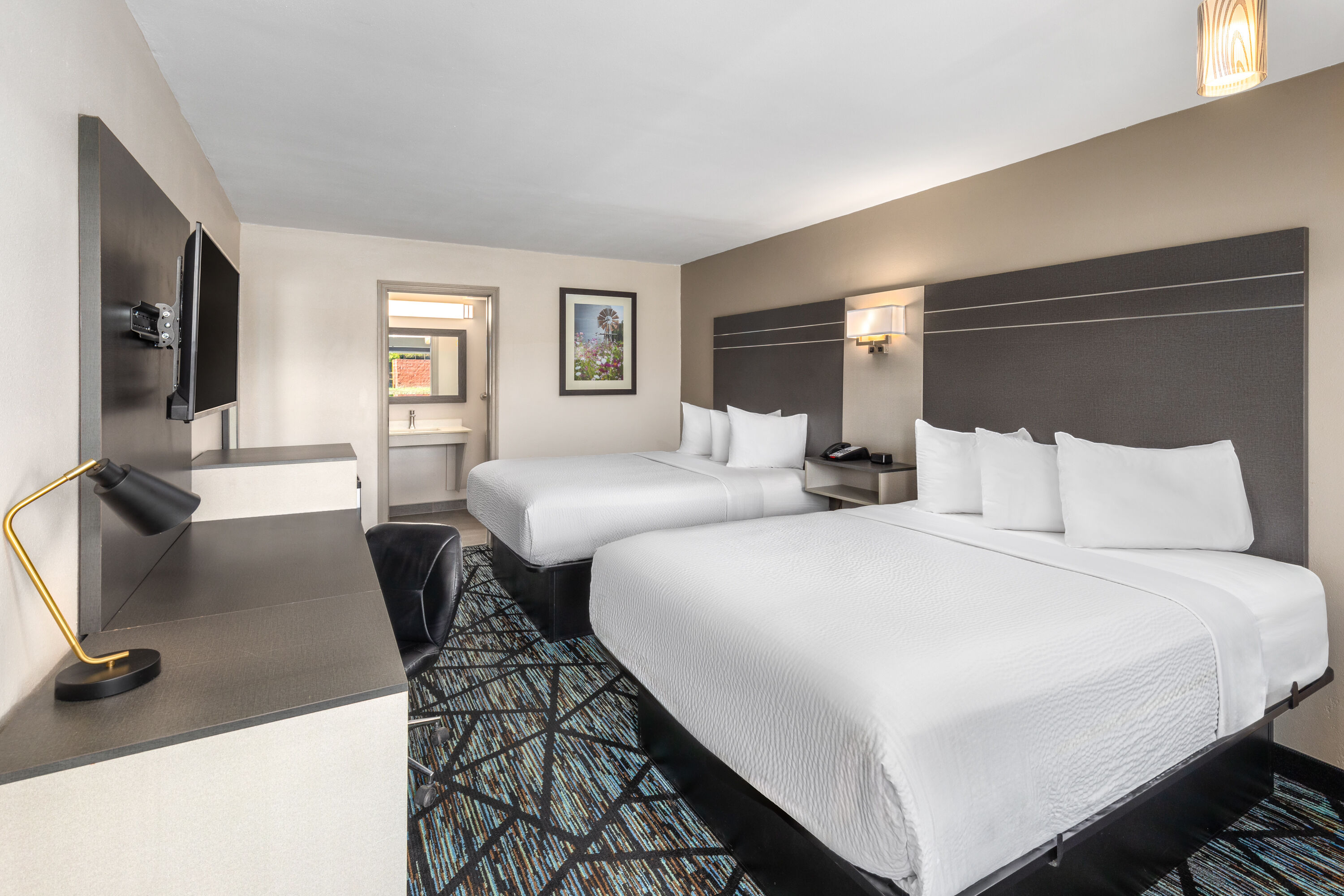 Guest room at the Baymont by Wyndham Dothan in Dothan, Alabama