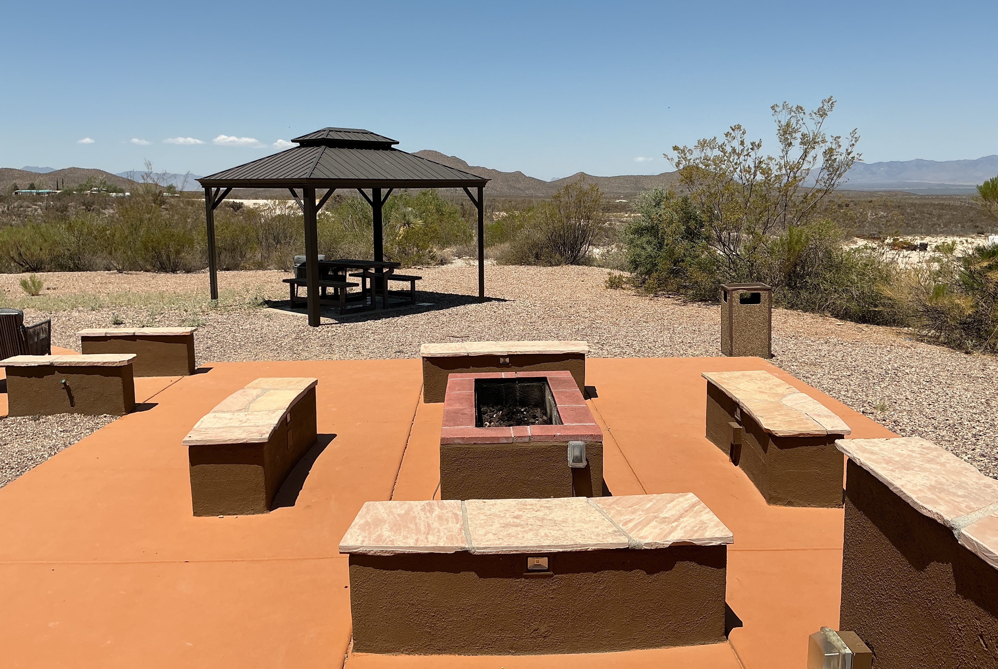 Firepit at Tombstone Grand Hotel, a Baymont by Wyndham in Tombstone, Arizona