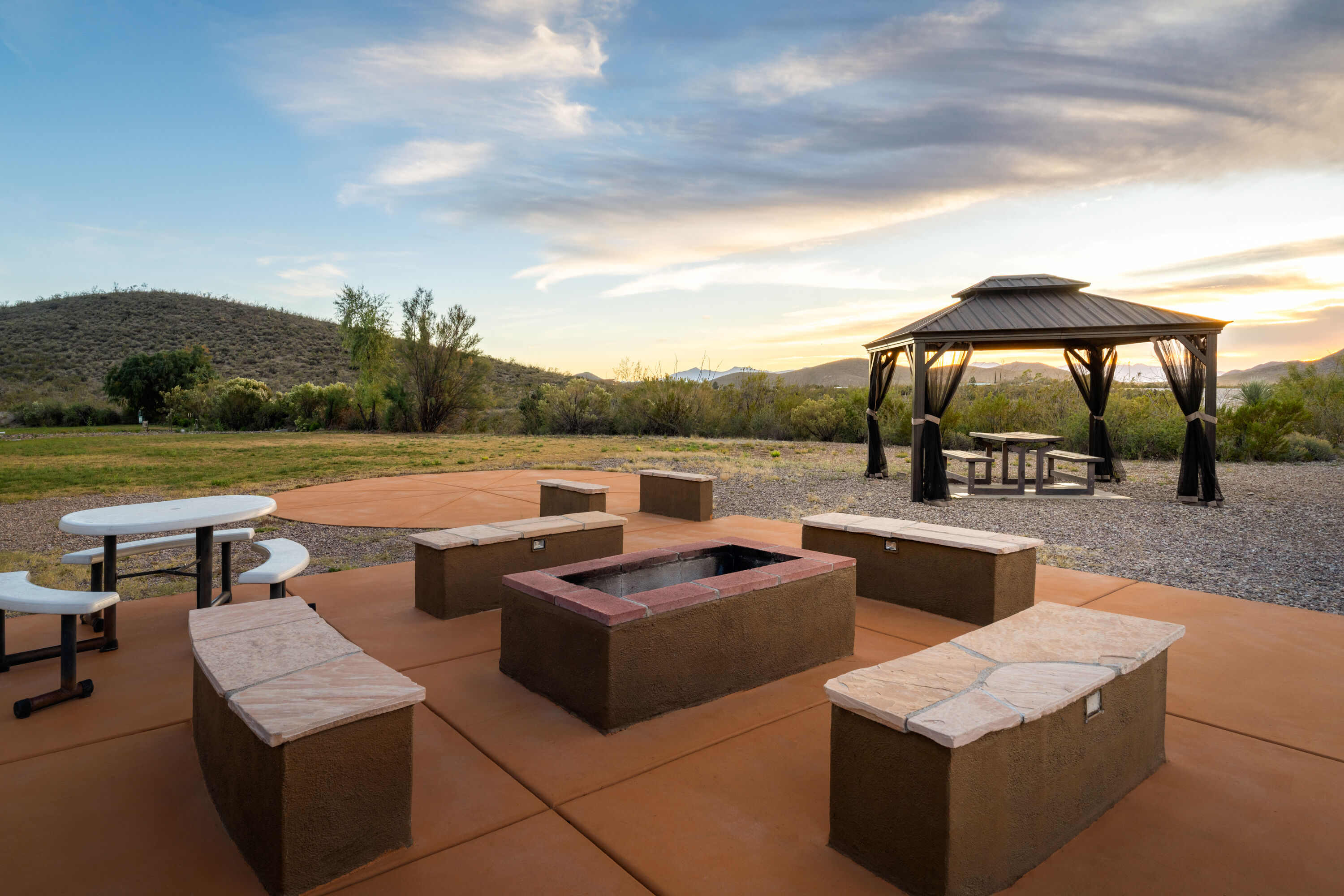 Firepit at Tombstone Grand Hotel, a Baymont by Wyndham in Tombstone, Arizona