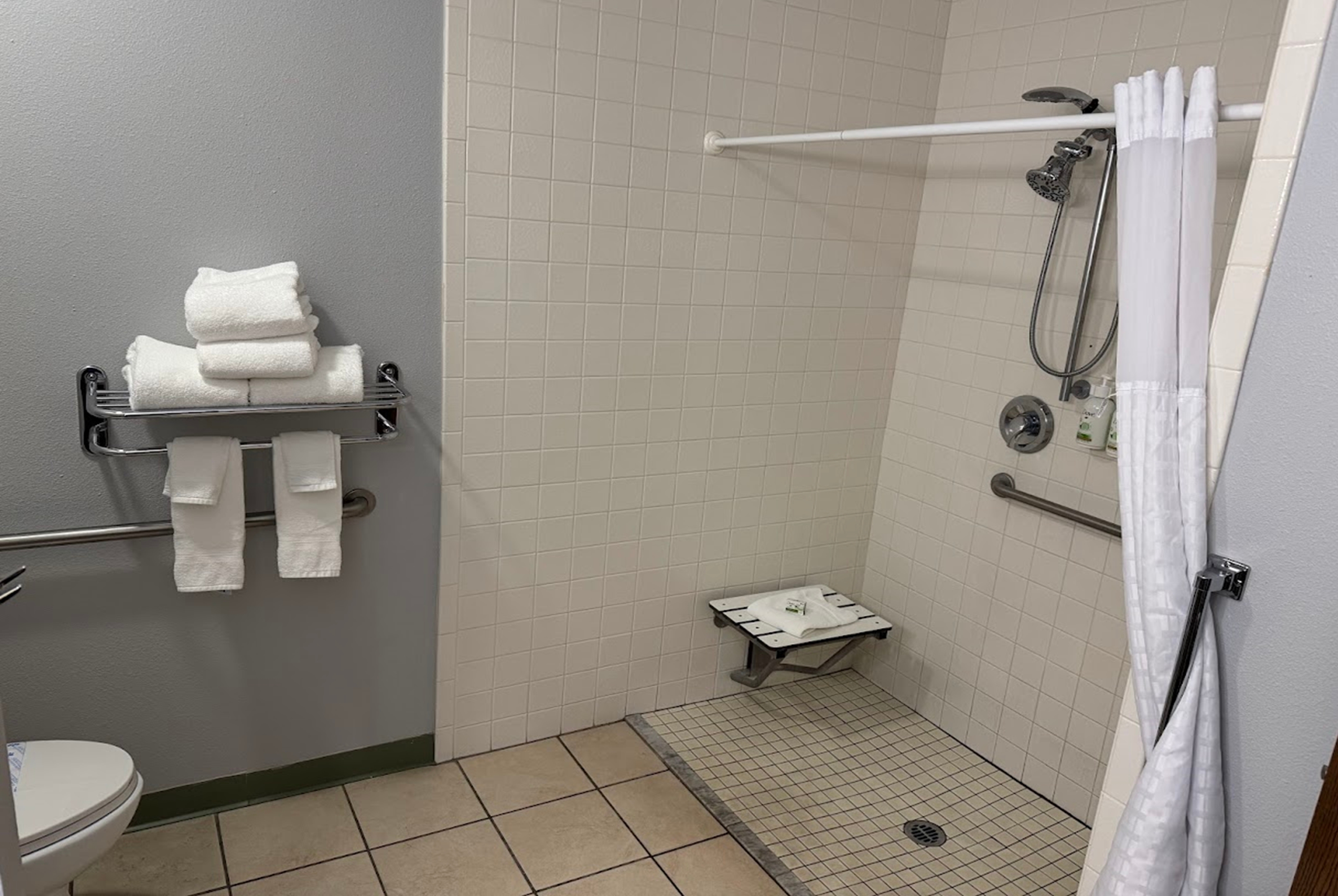 Guest room bath at the Tombstone Grand Hotel, a Baymont by Wyndham in Tombstone, Arizona