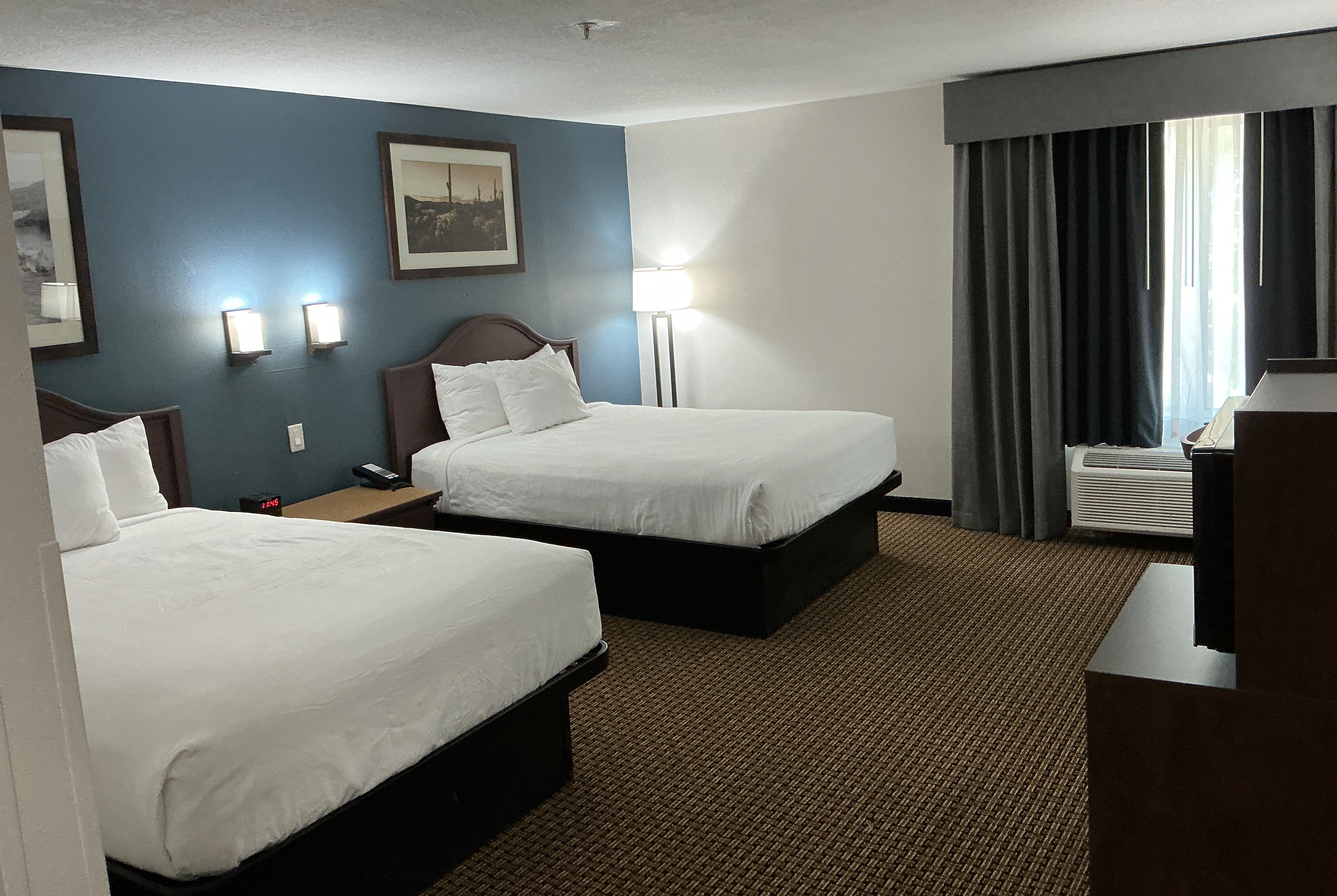 Guest room at the Tombstone Grand Hotel, a Baymont by Wyndham in Tombstone, Arizona