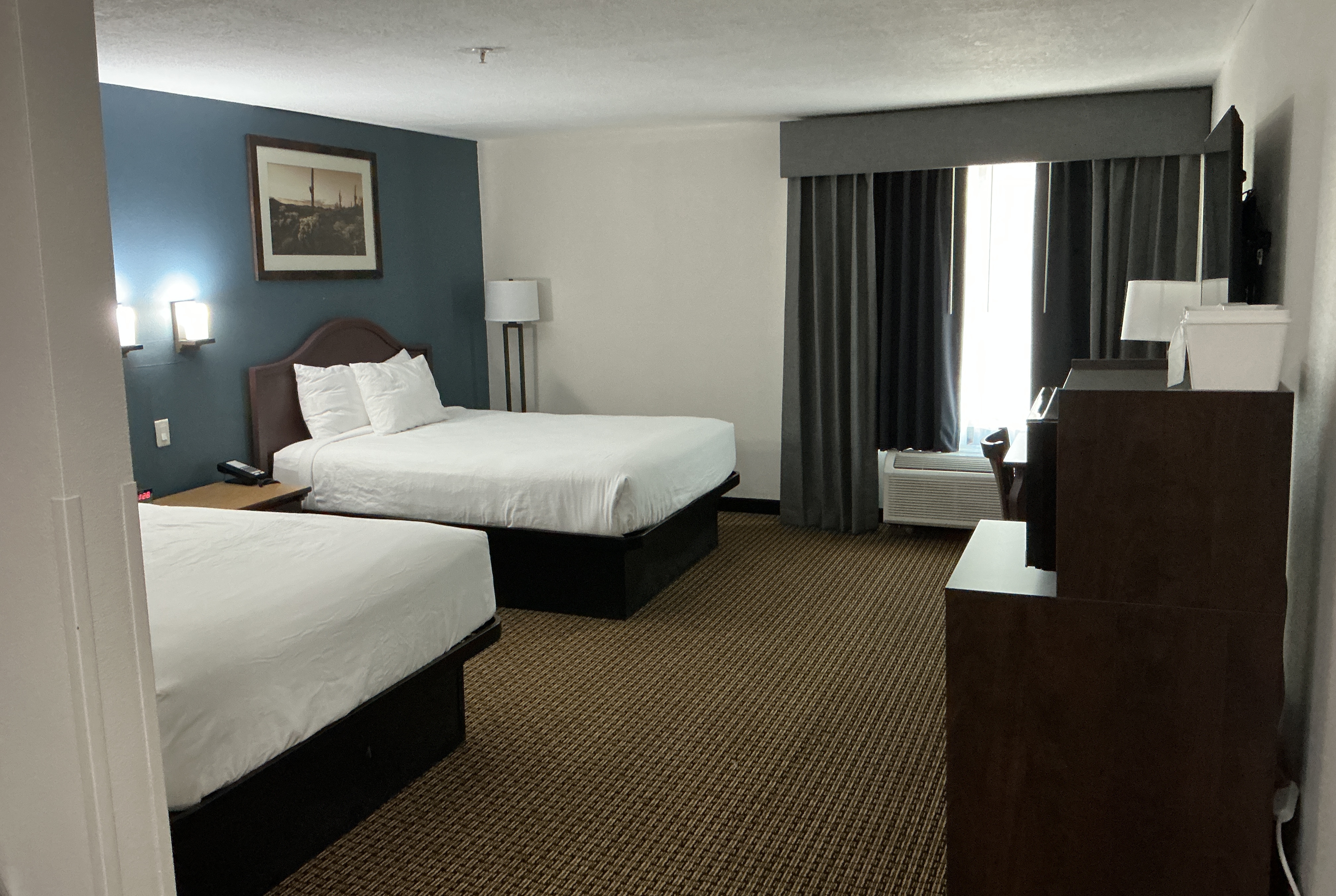Guest room at the Tombstone Grand Hotel, a Baymont by Wyndham in Tombstone, Arizona