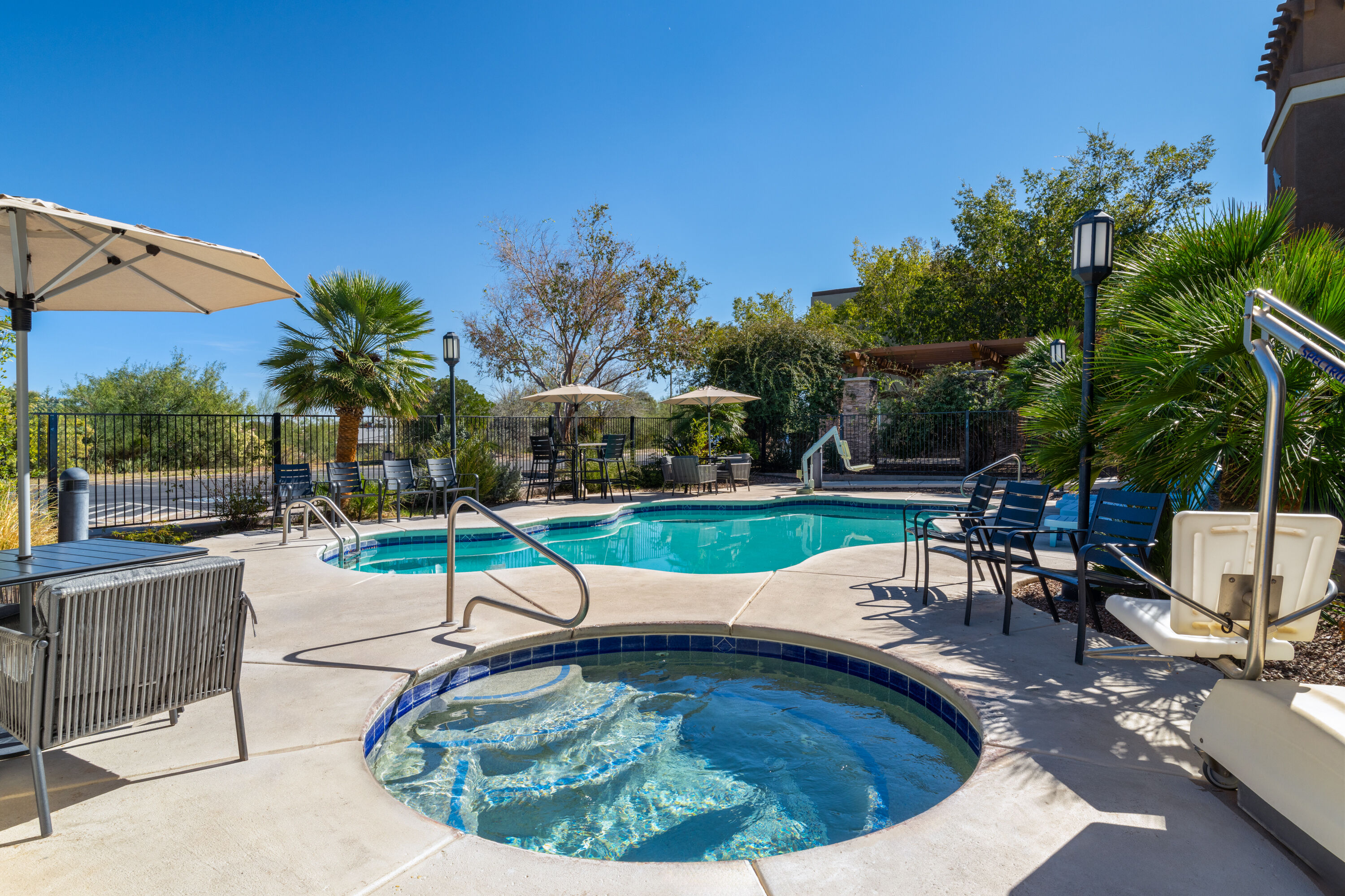 Hot tub at the Tombstone Grand Hotel, a Baymont by Wyndham in Tombstone, Arizona
