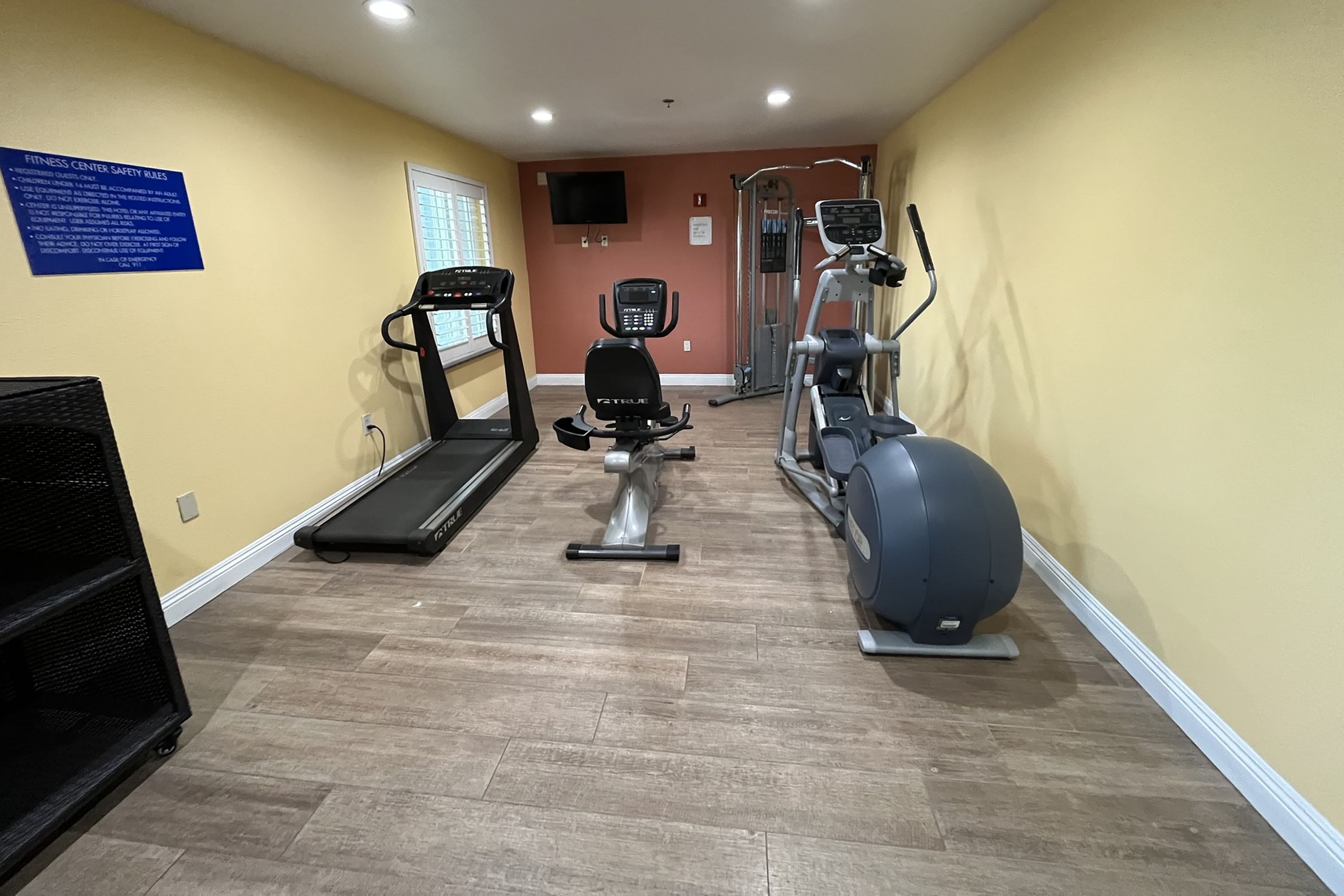 Fitness room at Baymont by Wyndham Manteca in Manteca, California