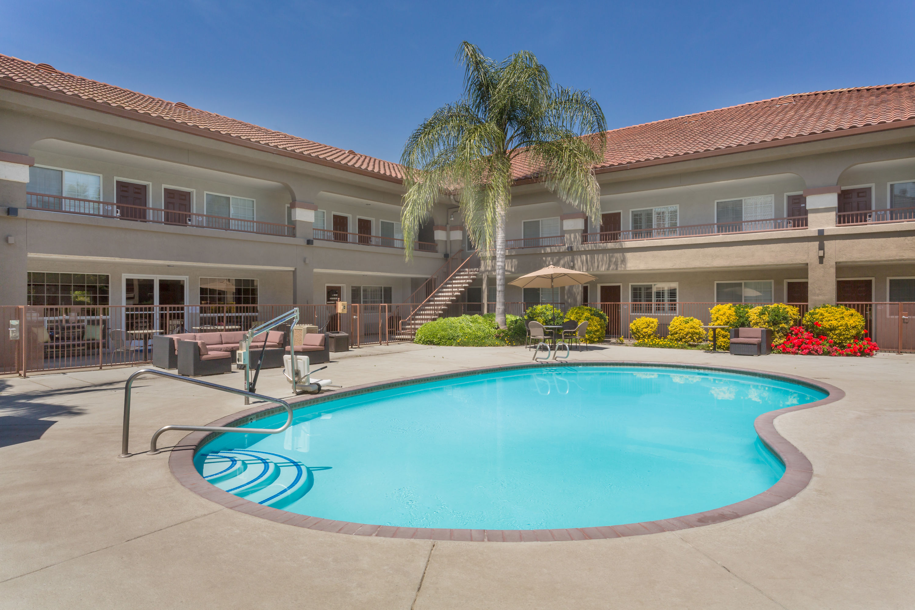 Pool at the Baymont by Wyndham Modesto Salida in Modesto, California
