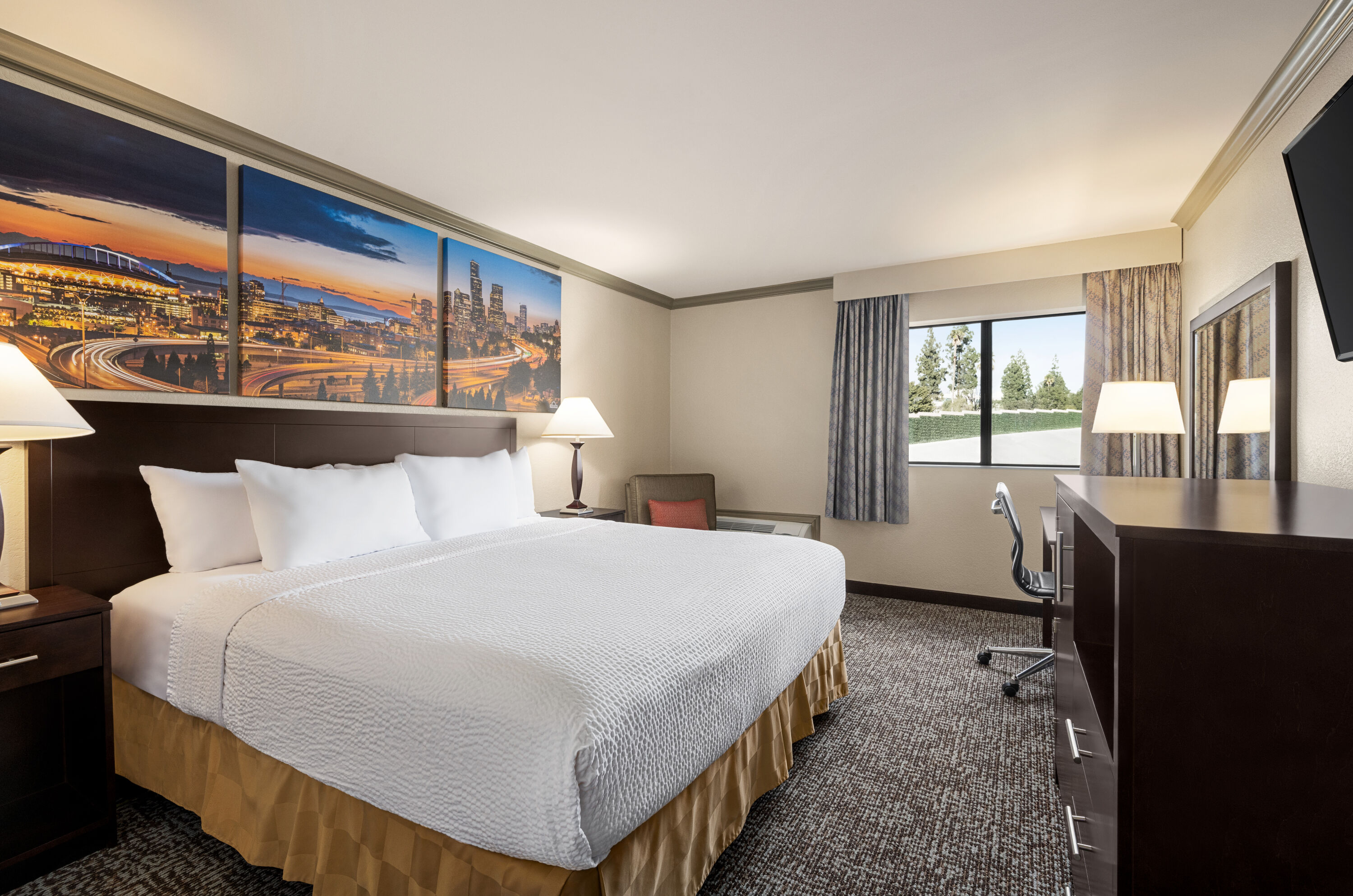 Guest room at the Baymont by Wyndham Monterey Park in Monterey Park, California