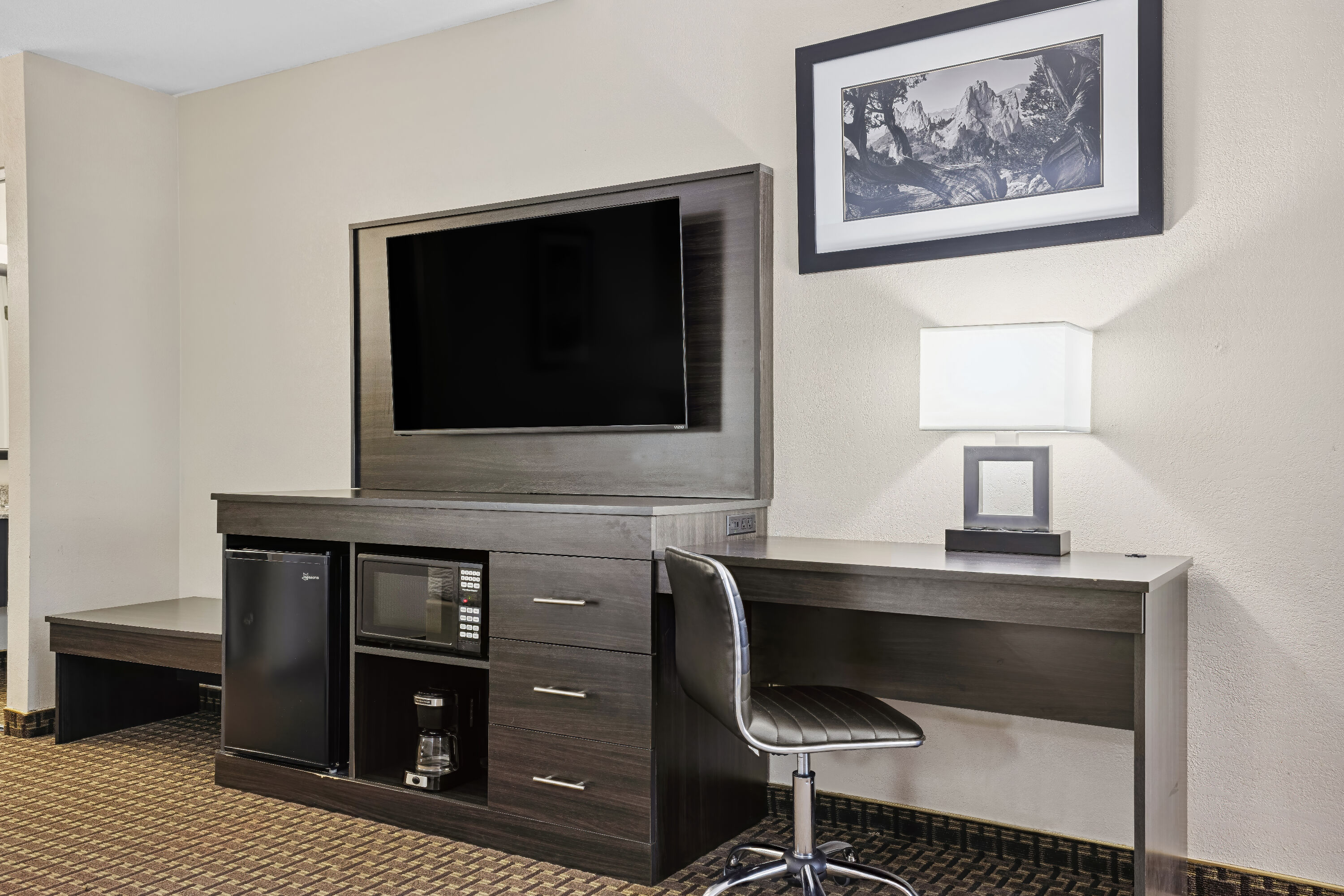 Guest room at the Baymont by Wyndham Cortez in Cortez, Colorado