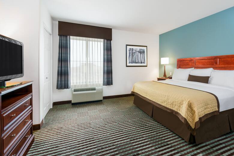 Guest room at the Baymont Inn & Suites Denver International Airport in Denver, Colorado