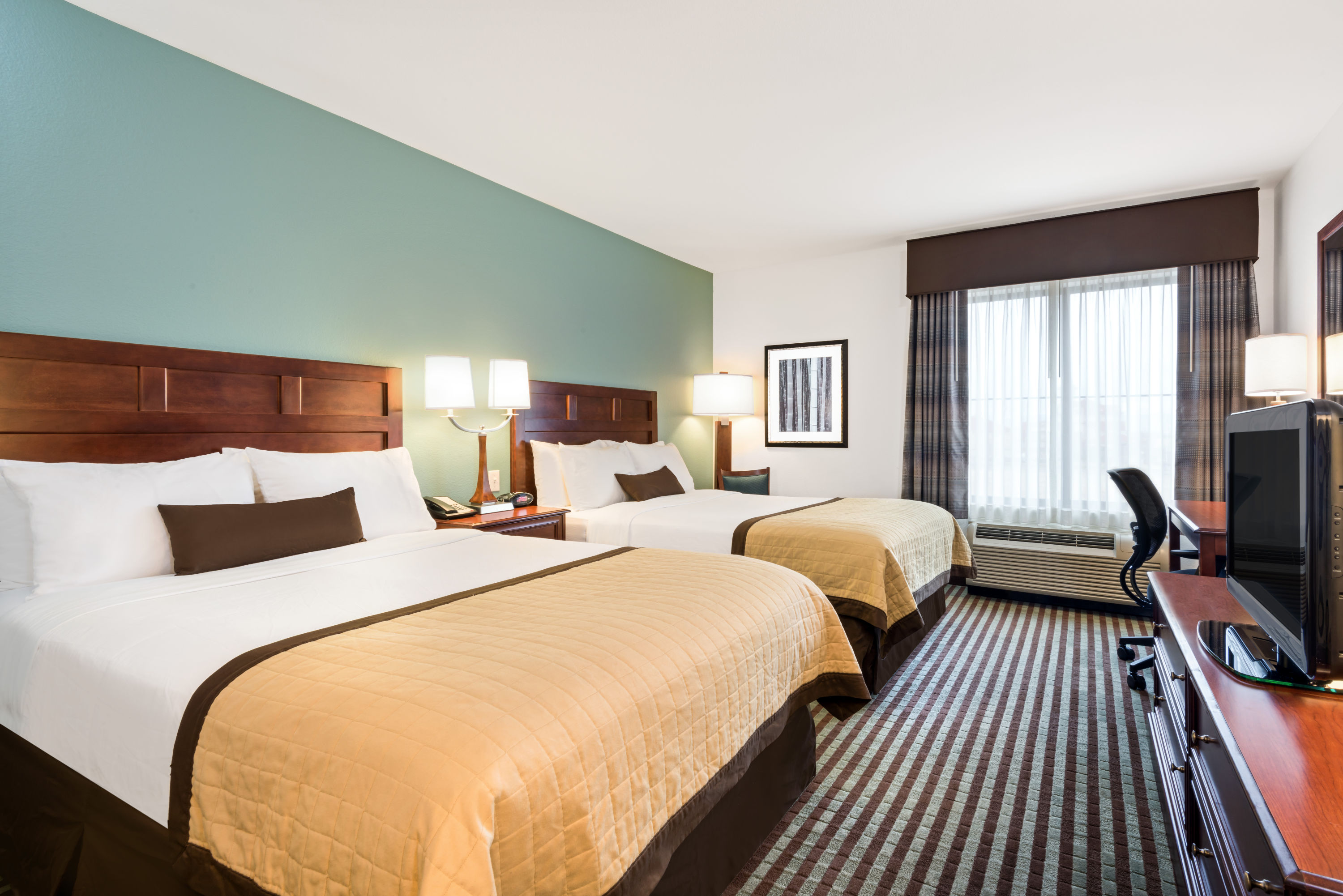 Guest room at the Baymont by Wyndham Denver International Airport in Denver, Colorado