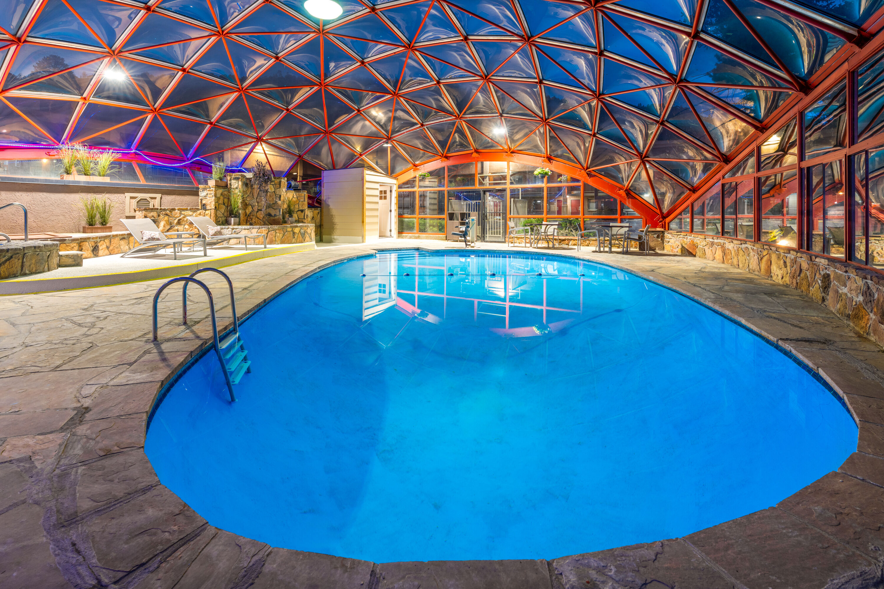 Pool night image at the Baymont by Wyndham Durango in Durango, Colorado