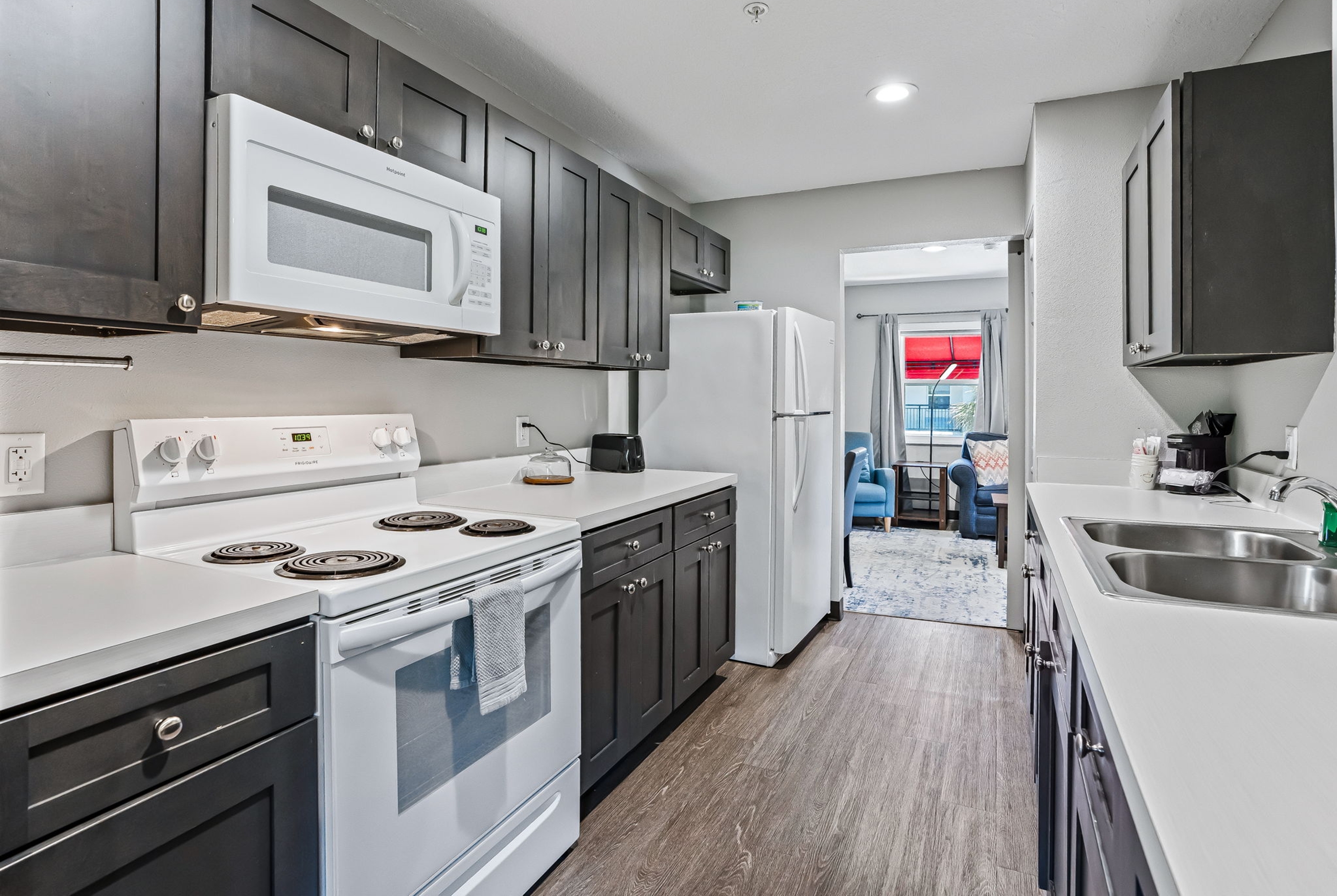 Guest room at the Baymont by Wyndham Ocala Suites in Ocala, Florida