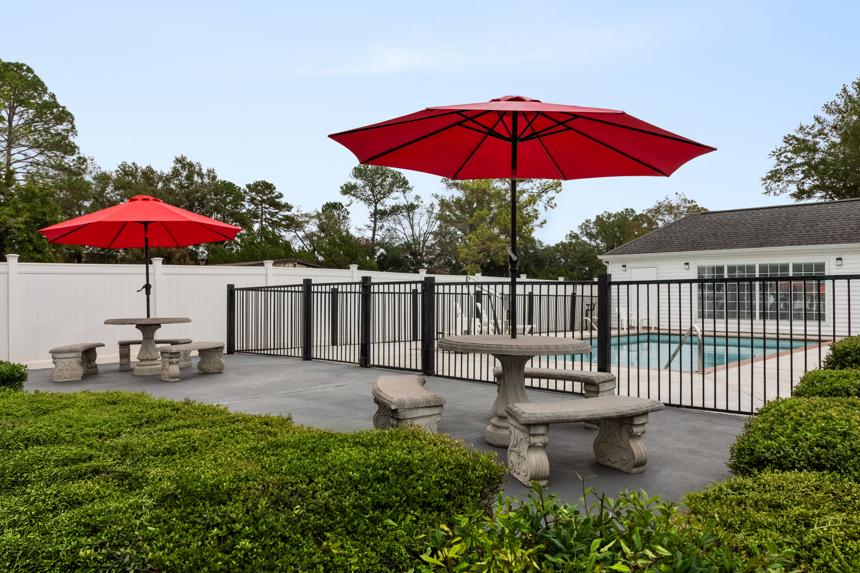 BBQ grill at Baymont by Wyndham Albany at Albany Mall in Albany, Georgia
