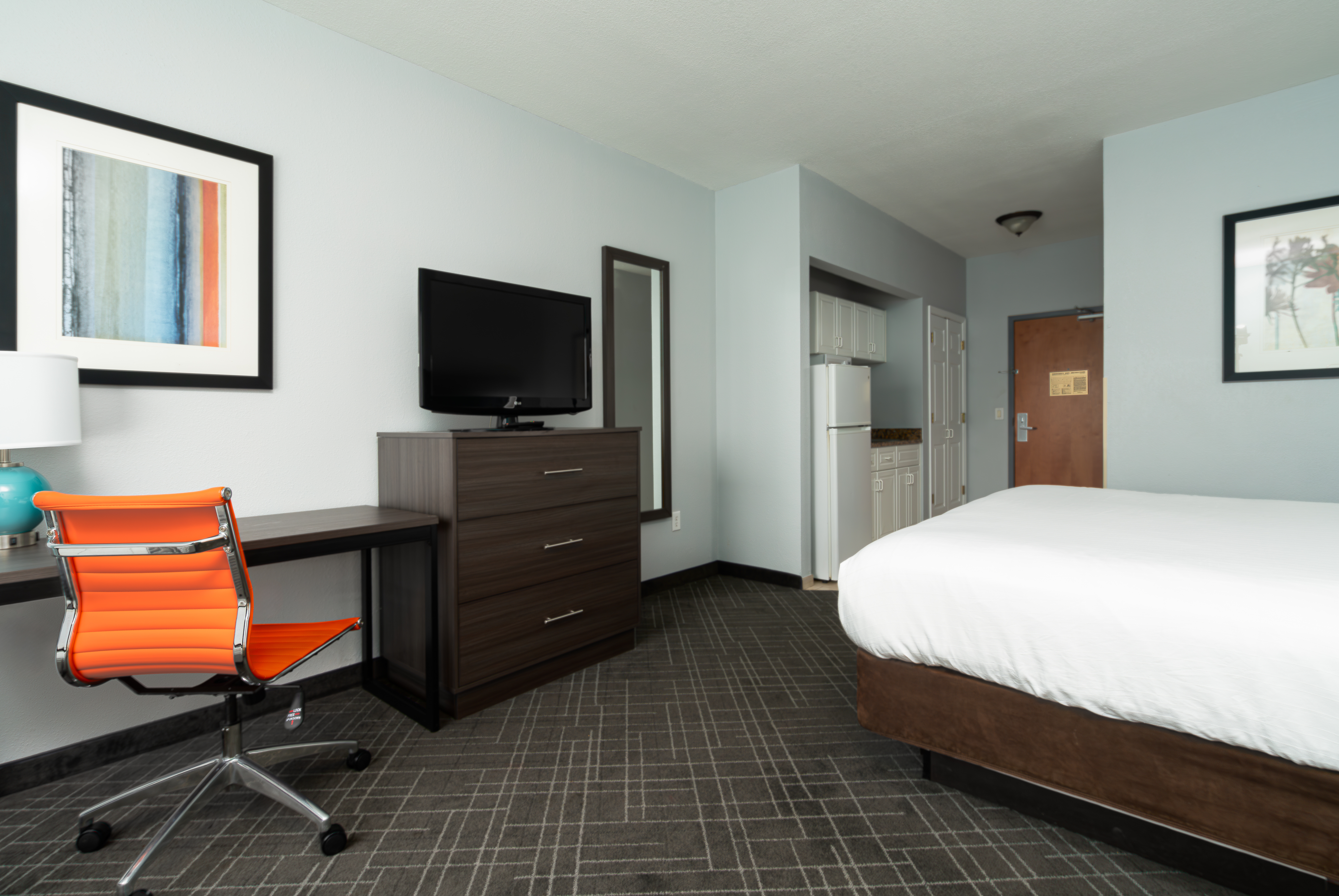 Guest room at the Baymont by Wyndham Augusta Riverwatch in Augusta, Georgia