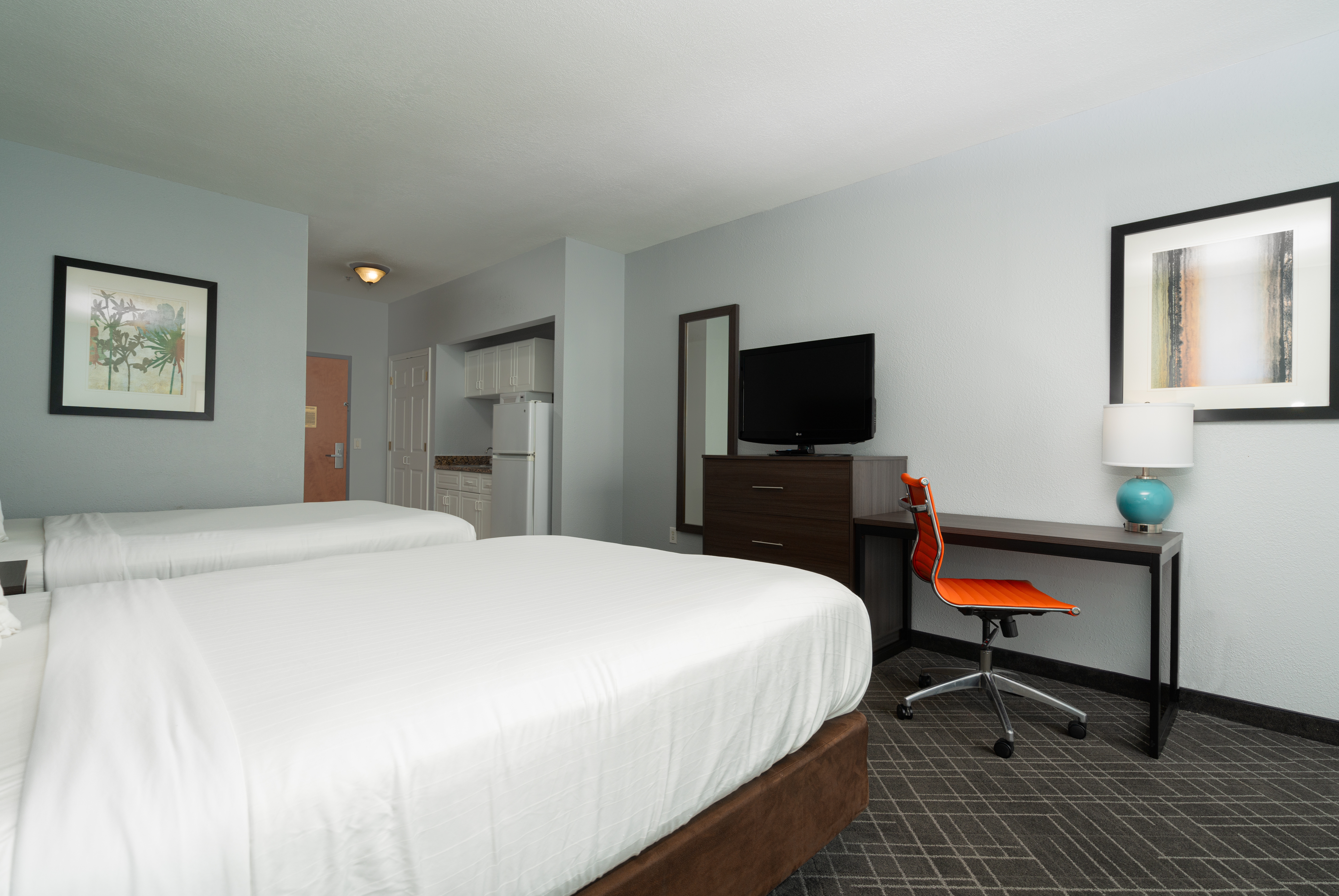 Guest room at the Baymont by Wyndham Augusta Riverwatch in Augusta, Georgia