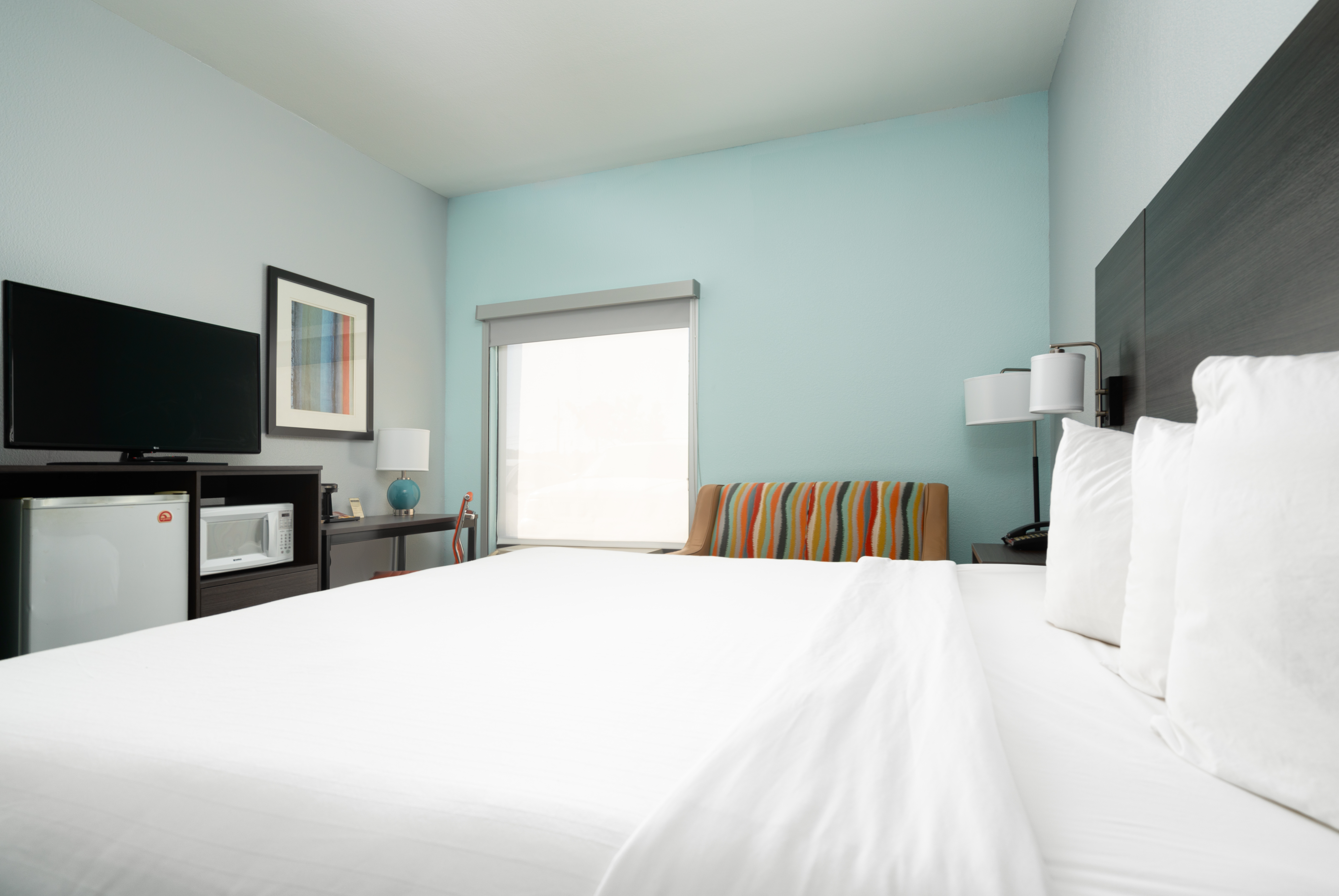 Guest room at the Baymont by Wyndham Augusta Riverwatch in Augusta, Georgia