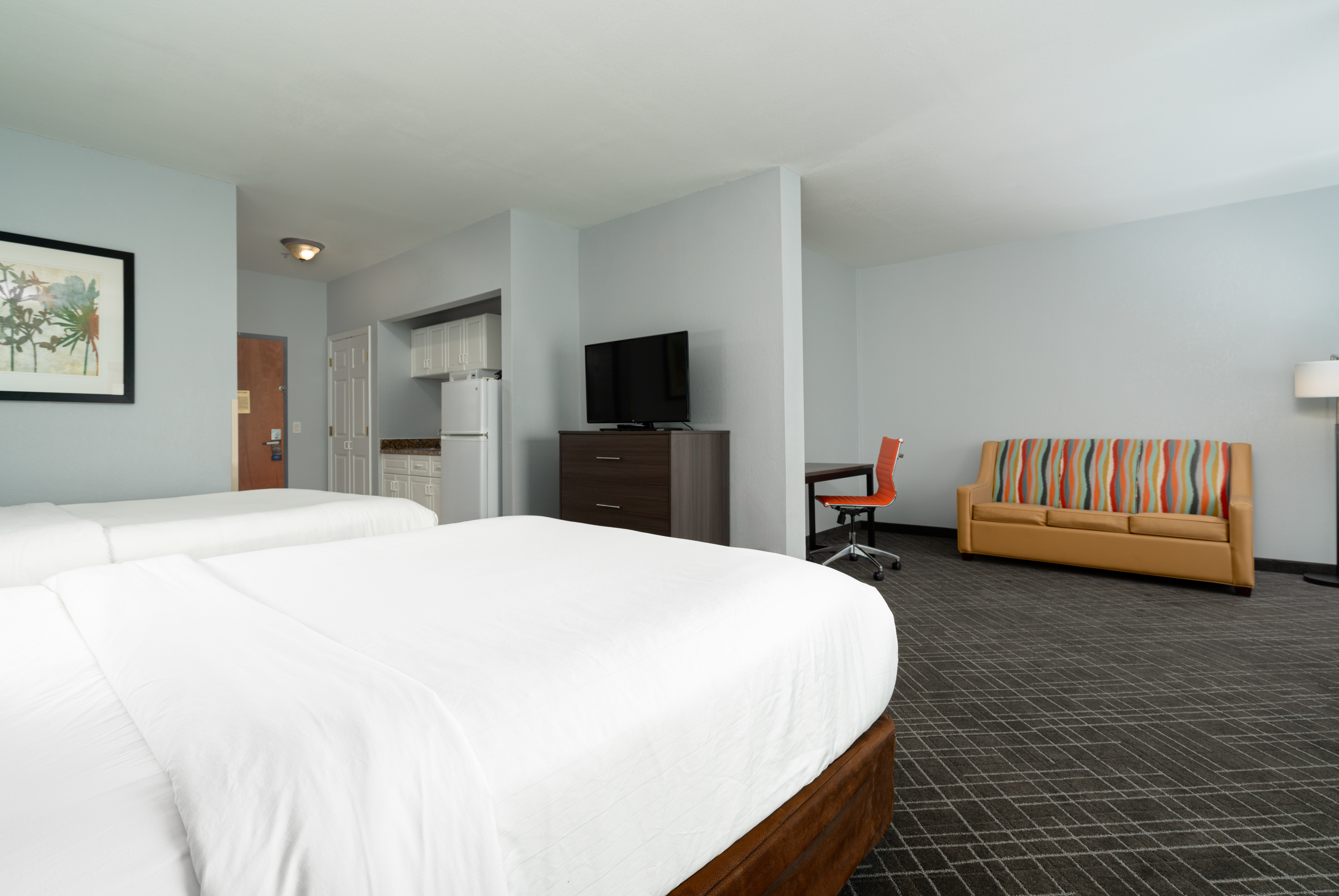 Guest room at the Baymont by Wyndham Augusta Riverwatch in Augusta, Georgia