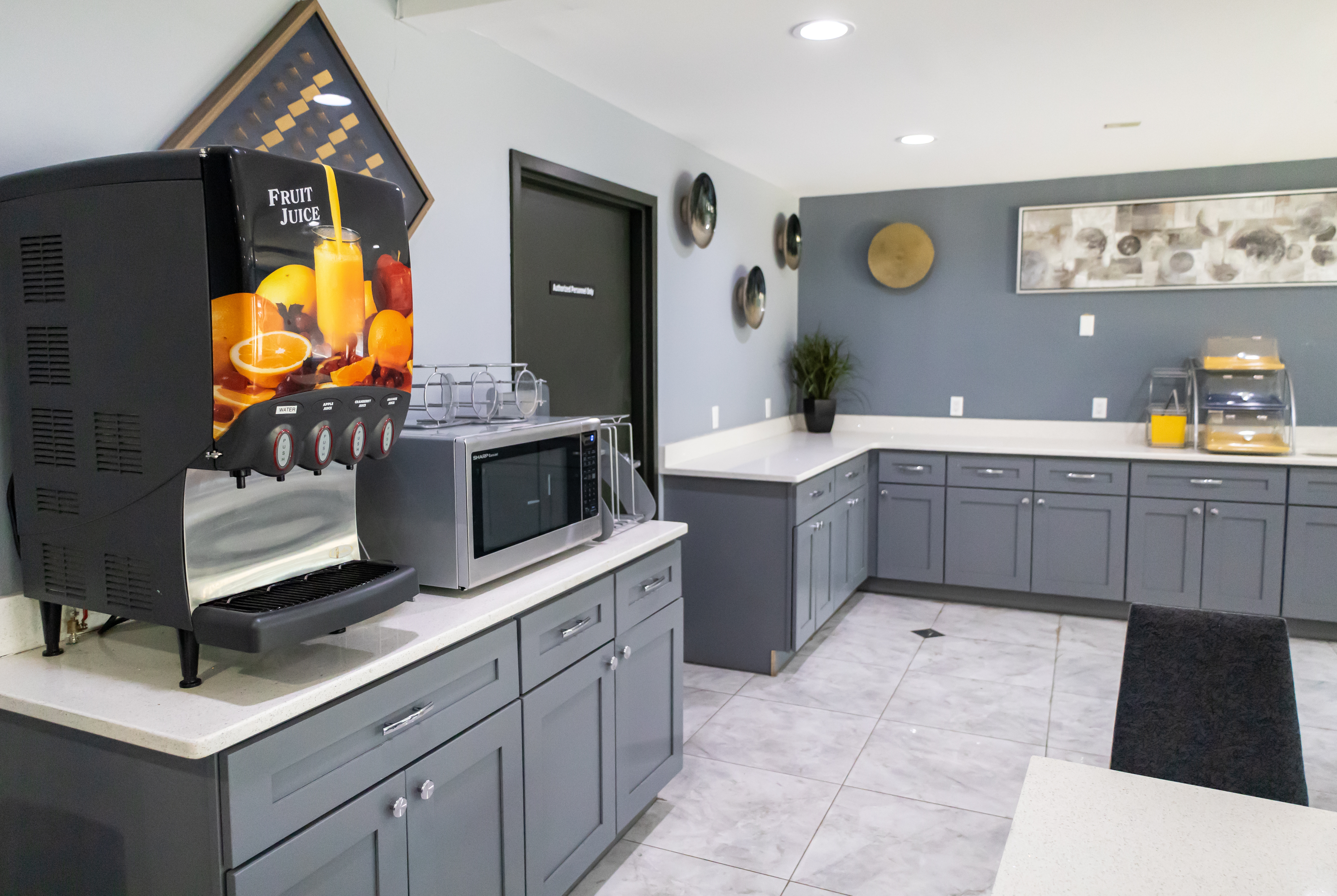 Baymont by Wyndham College Park Atlanta Airport South restaurant breakfast area with seating in College Park, Georgia