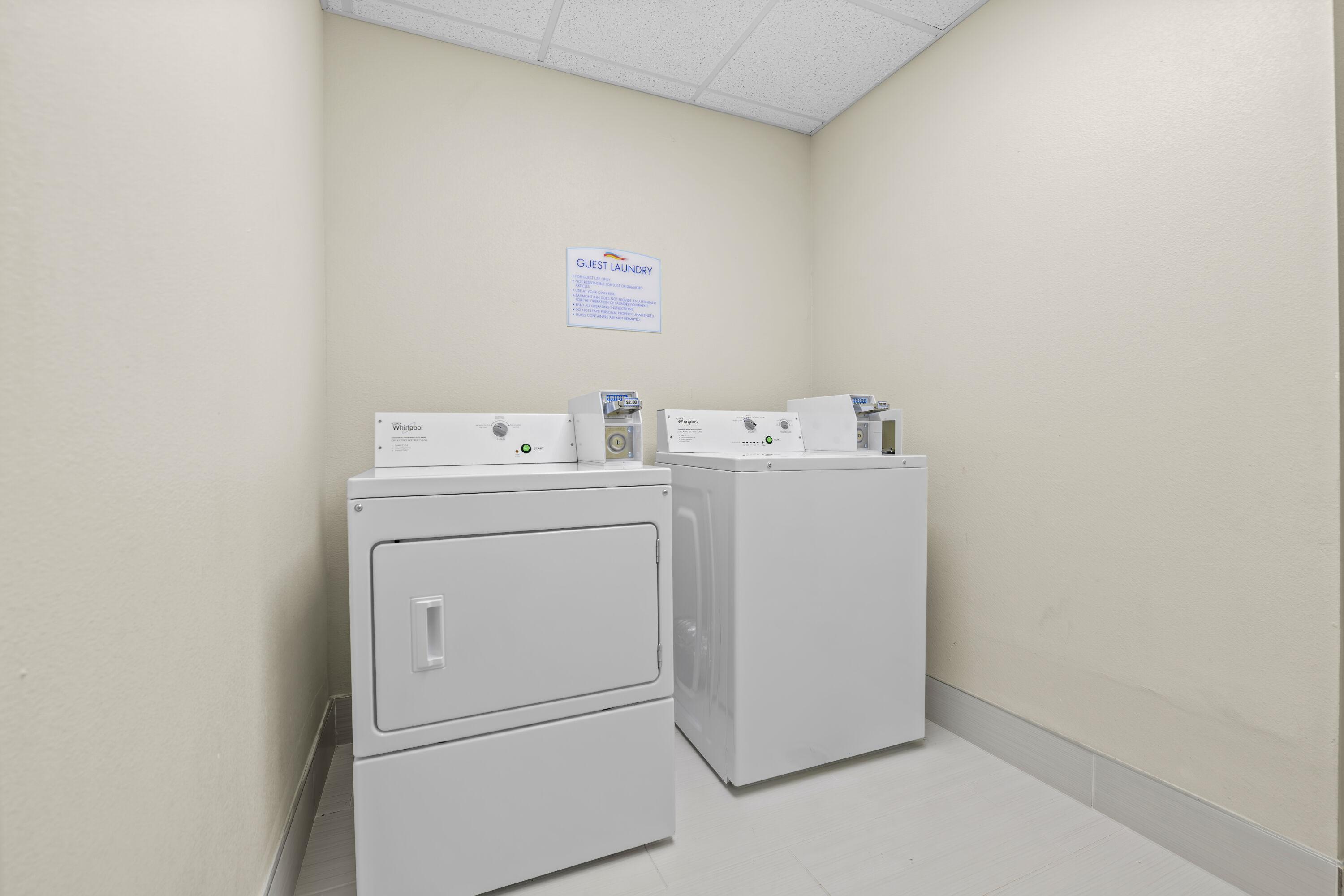 Laundry facilities at Baymont by Wyndham Grovetown Augusta in Grovetown, Georgia