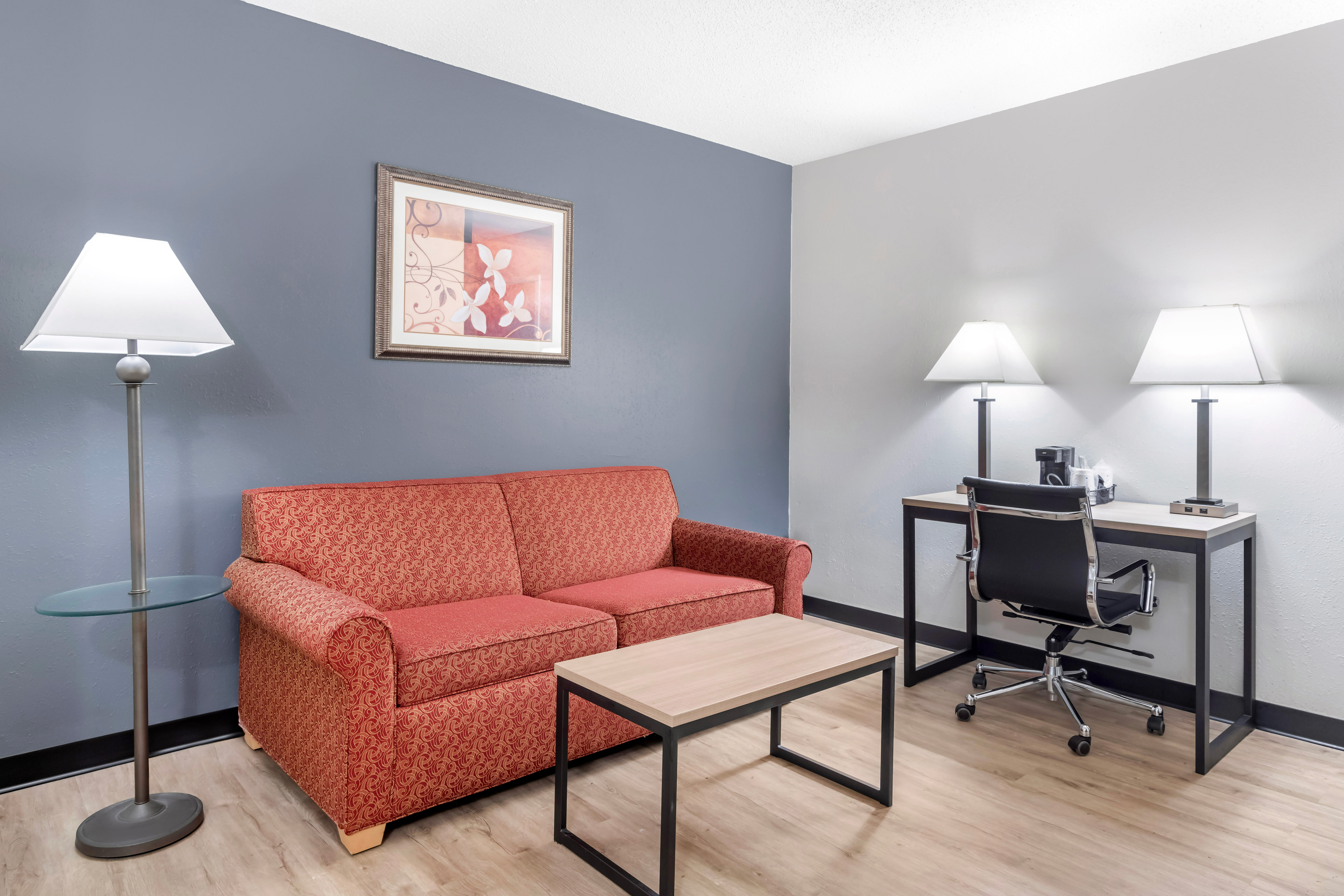Guest room at the Baymont by Wyndham Kennesaw in Kennesaw, Georgia