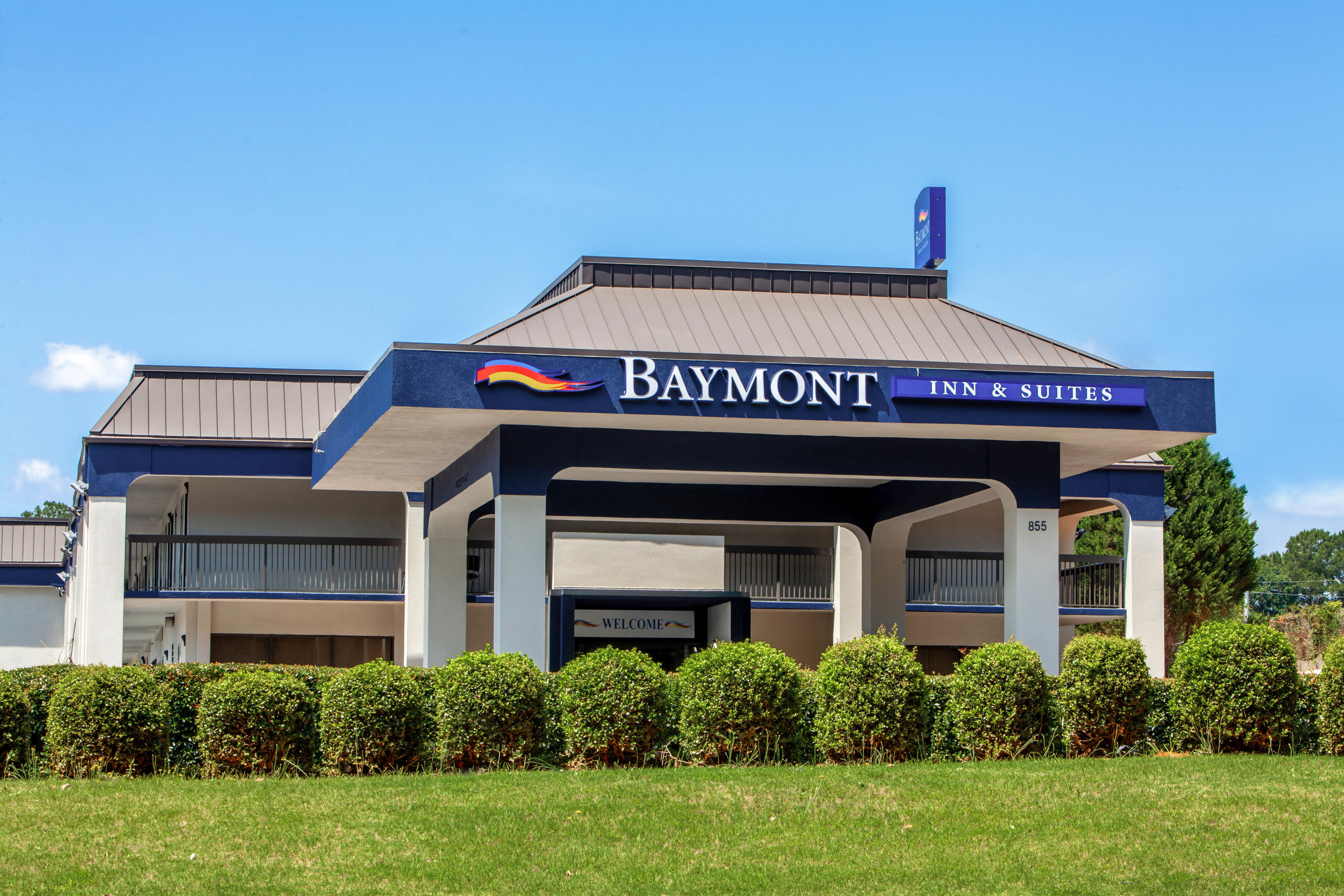 Exterior Day Image of Baymont by Wyndham McDonough hotel in McDonough, Georgia