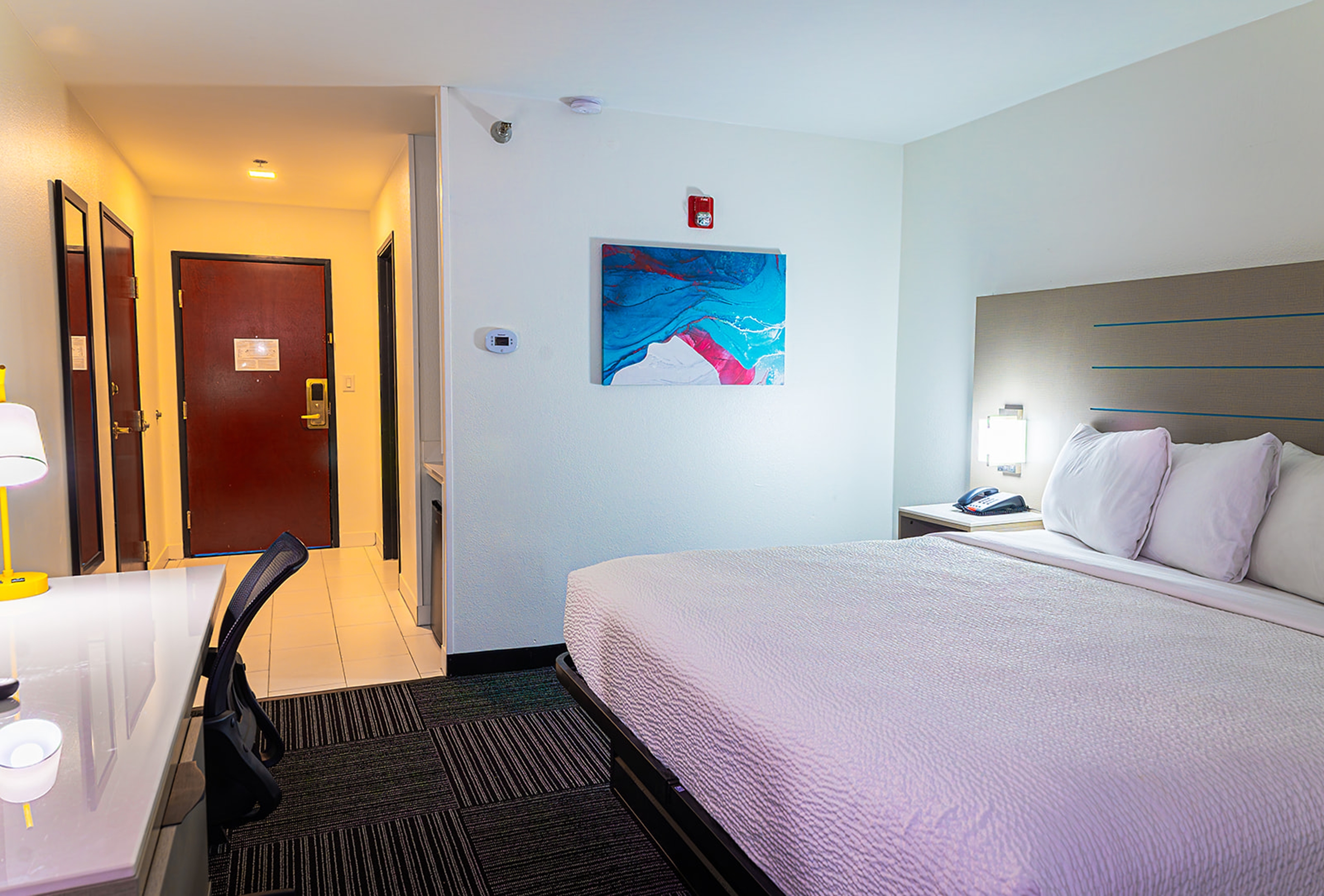 Guest room at the Baymont by Wyndham Port Wentworth in Port Wentworth, Georgia