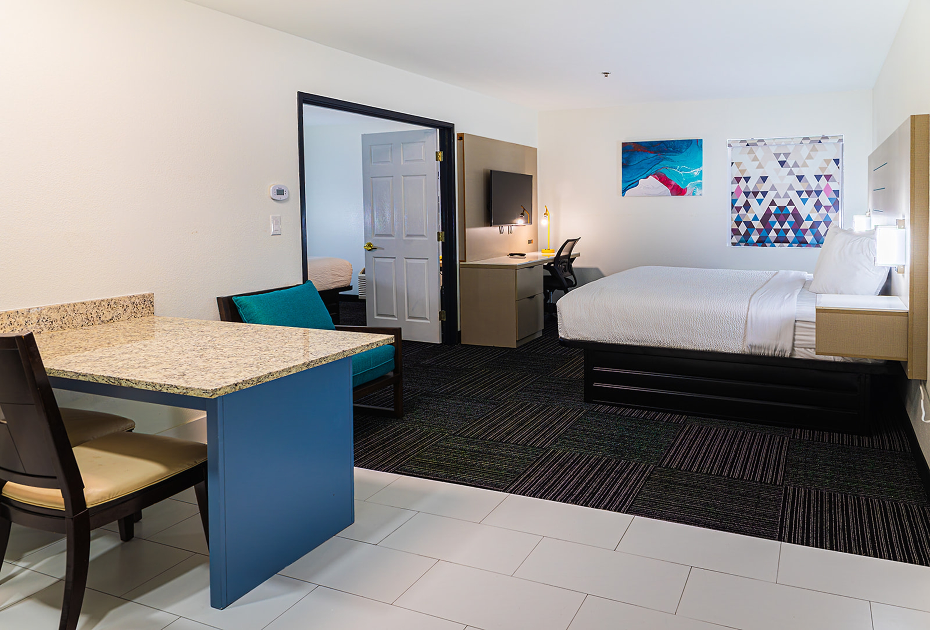 Guest room at the Baymont by Wyndham Port Wentworth in Port Wentworth, Georgia