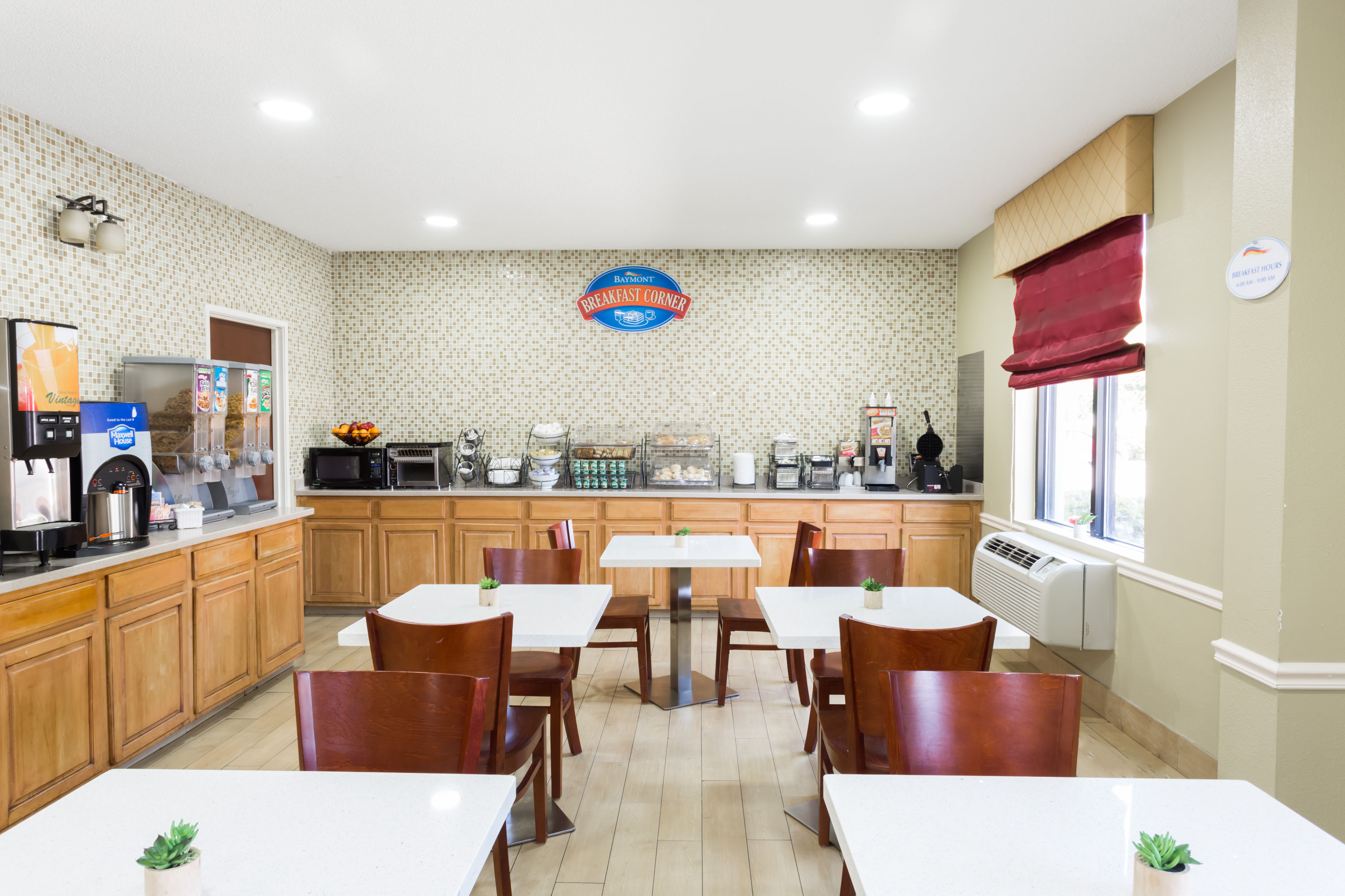 Free breakfast at Baymont by Wyndham Savannah/Garden City in Savannah, Georgia