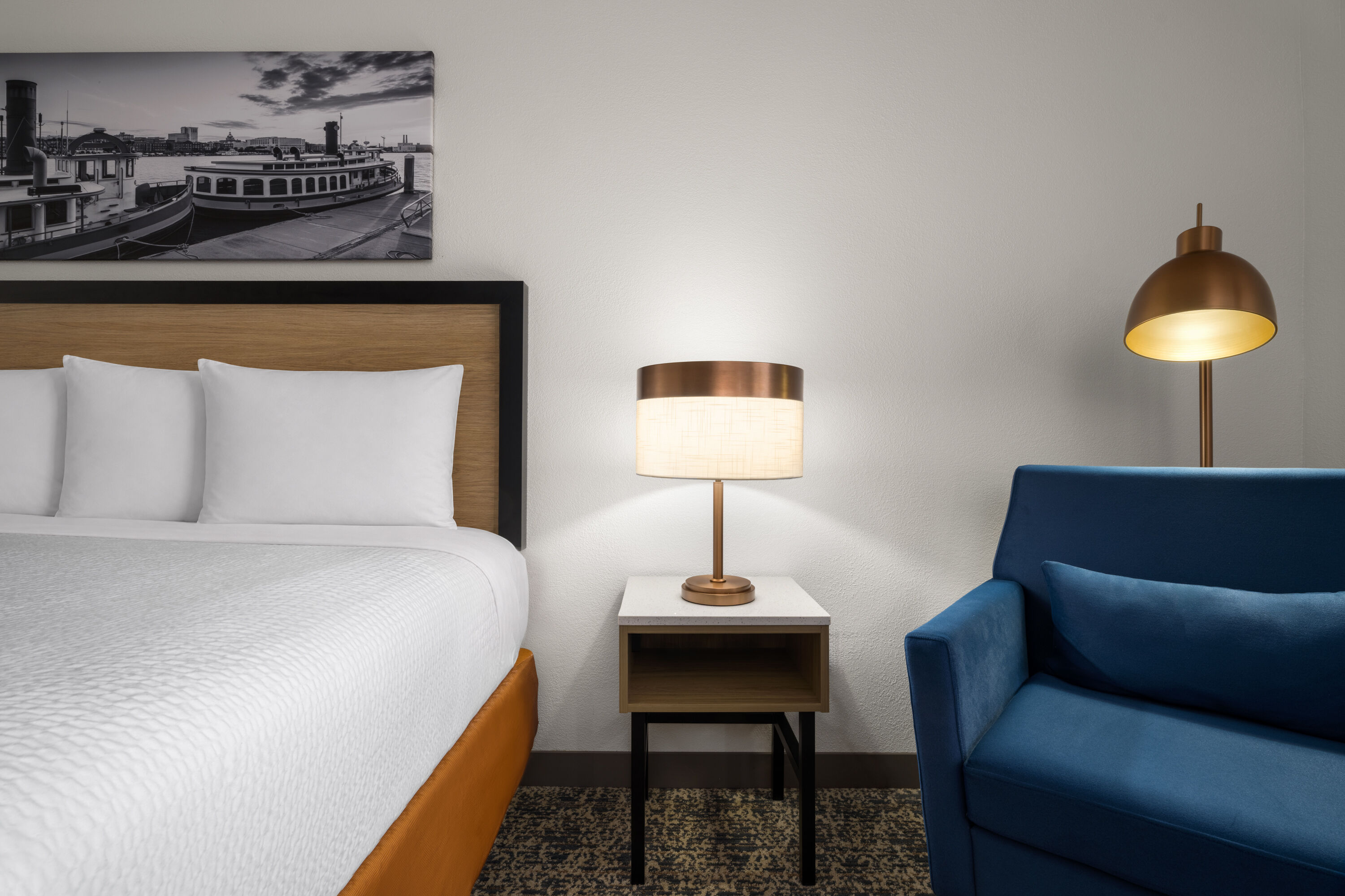 Guest room at the Baymont by Wyndham Savannah/Garden City in Savannah, Georgia