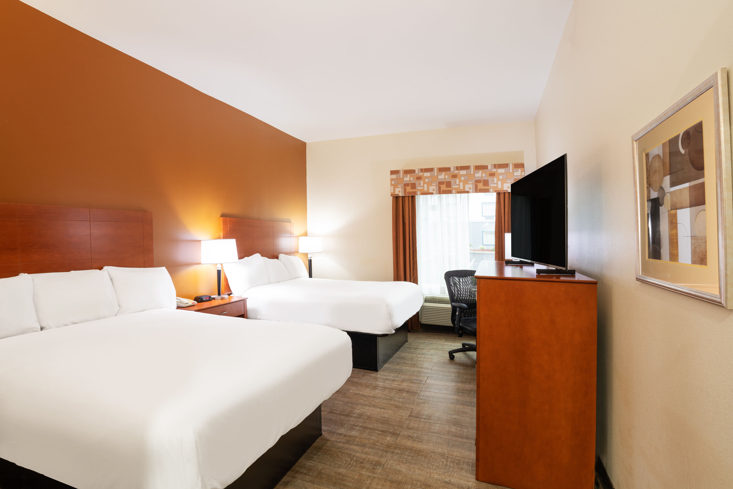 Guest room at the Baymont by Wyndham Savannah South in Savannah, Georgia