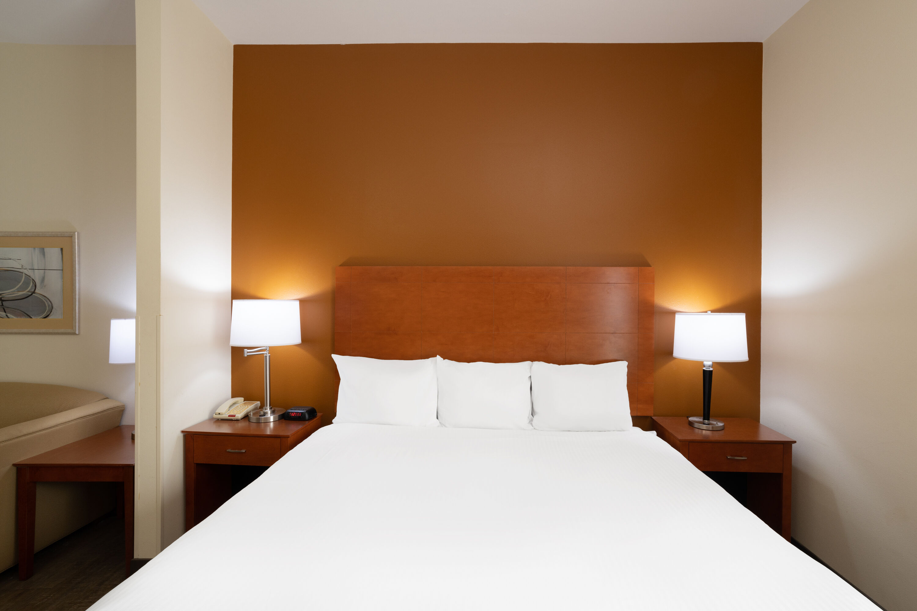 Guest room at the Baymont by Wyndham Savannah South in Savannah, Georgia