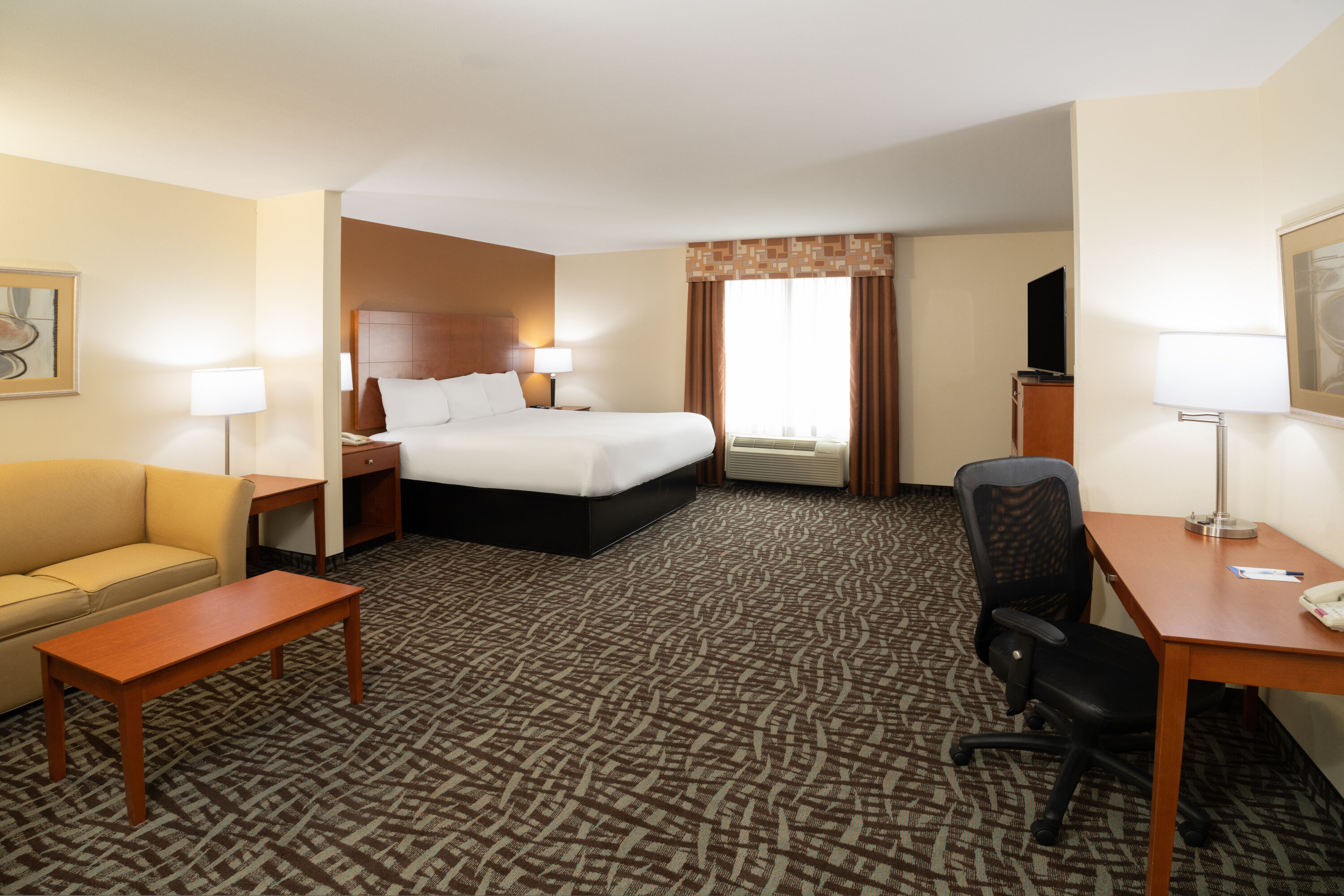 Guest room at the Baymont by Wyndham Savannah South in Savannah, Georgia