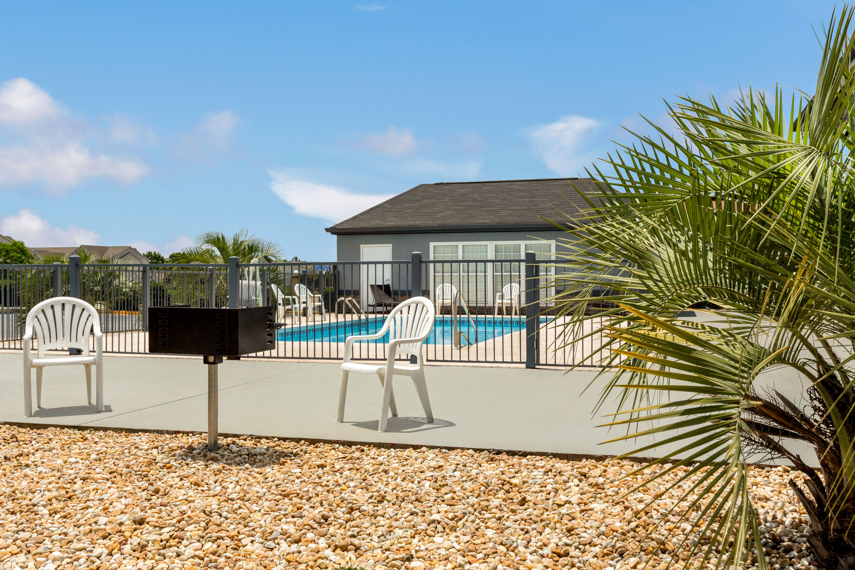 BBQ grill at Baymont by Wyndham Warner Robins in Warner Robins, Georgia