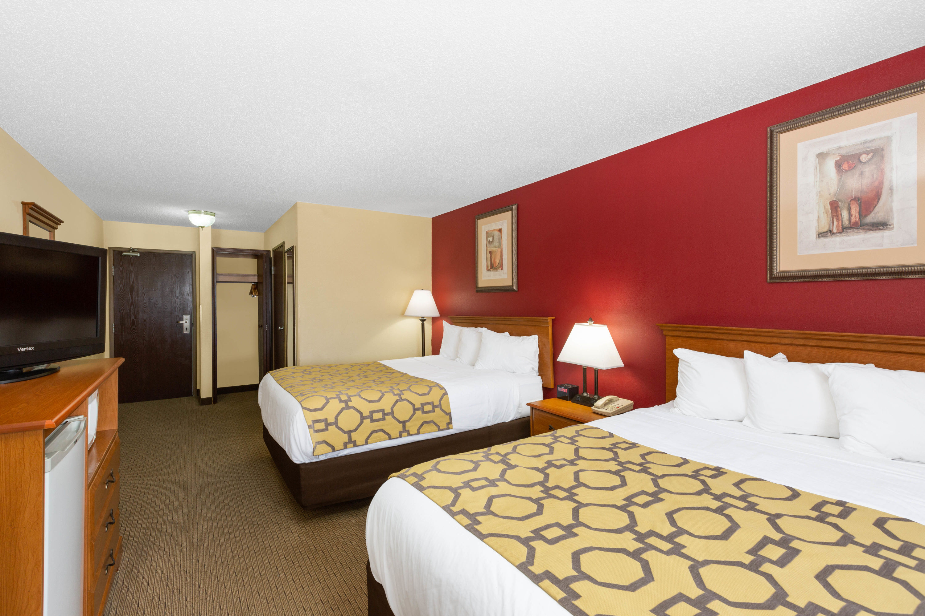 Guest room at the Baymont by Wyndham Fort Dodge in Fort Dodge, Iowa