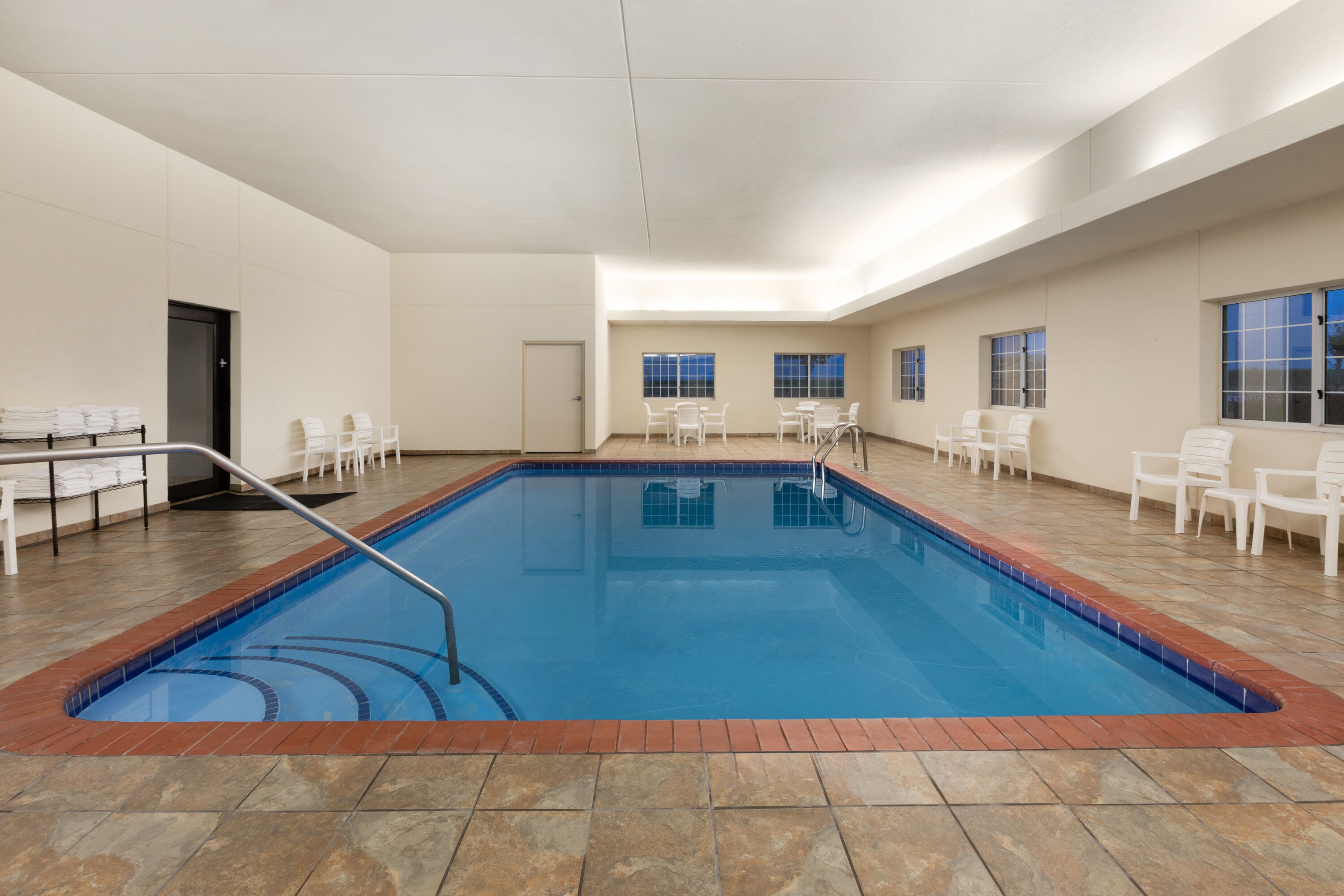 Indoor pool at the Baymont by Wyndham Harlan in Harlan, Iowa